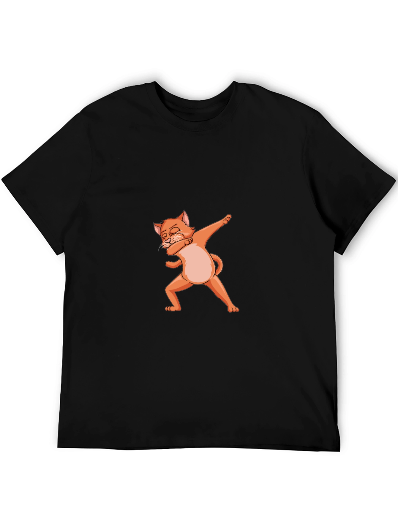 Dabbing Cat Graphic Tee - Fun & Stylish!