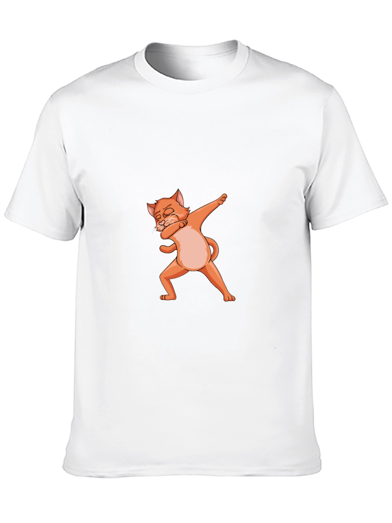 Dabbing Cat Graphic Tee - Fun & Stylish!