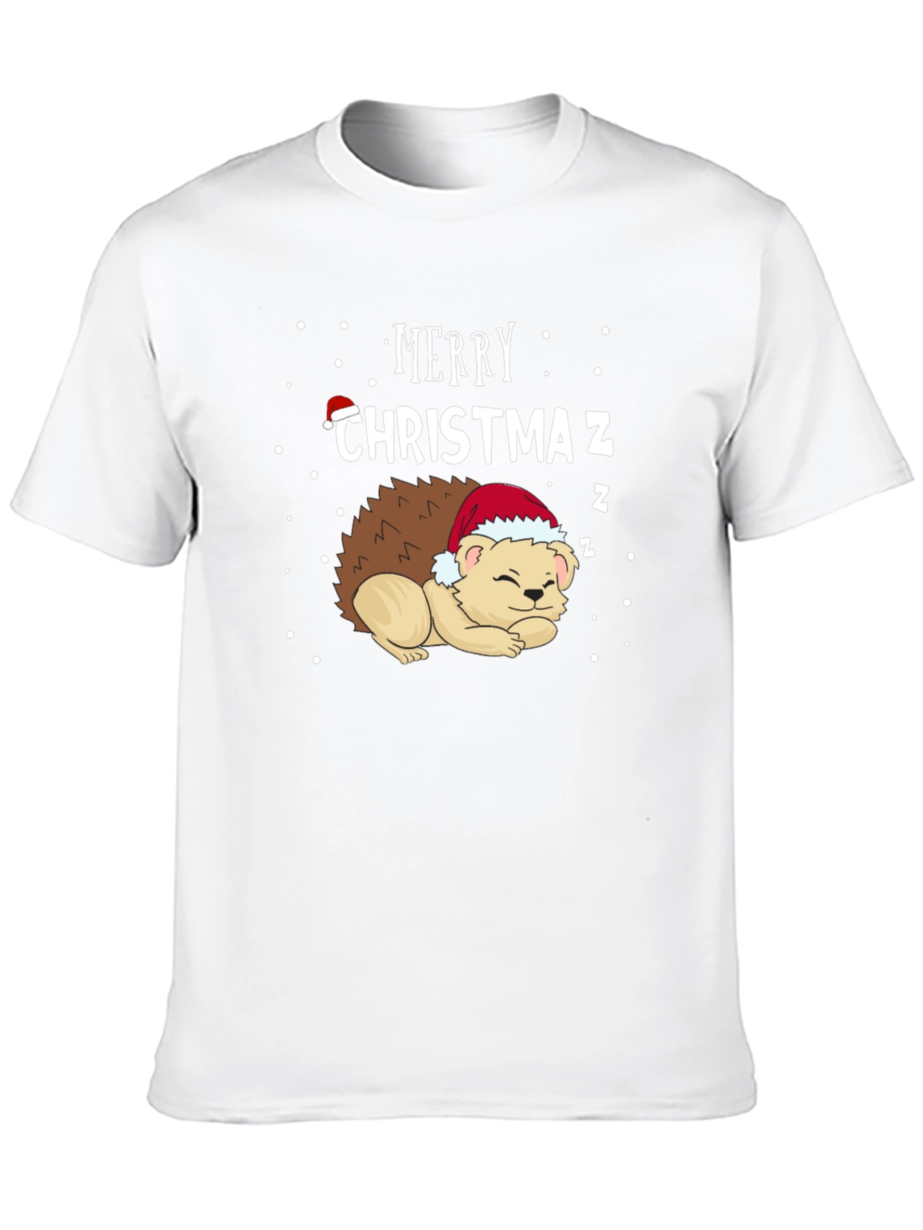 Merry Christmaz Hedgehog Graphic Tee
