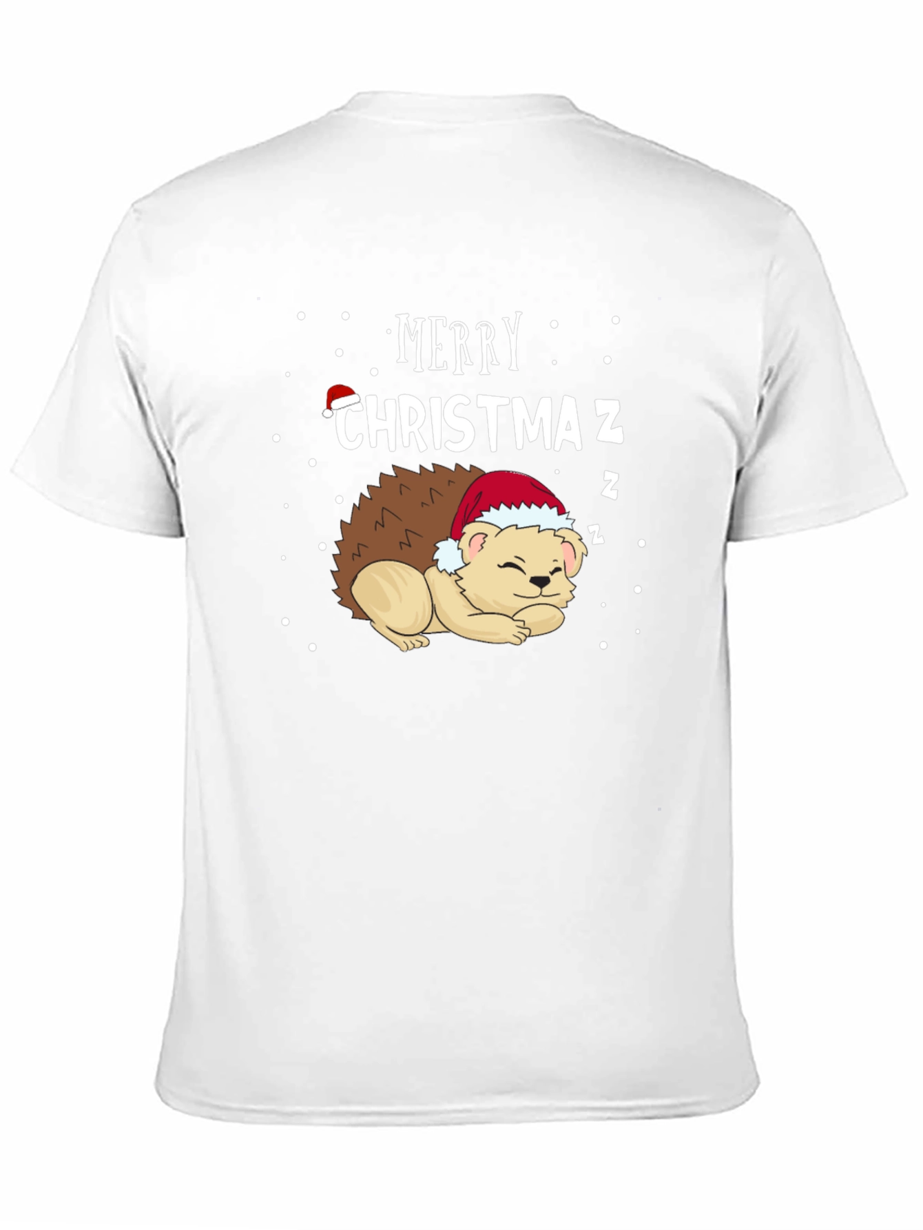Merry Christmaz Hedgehog Graphic Tee
