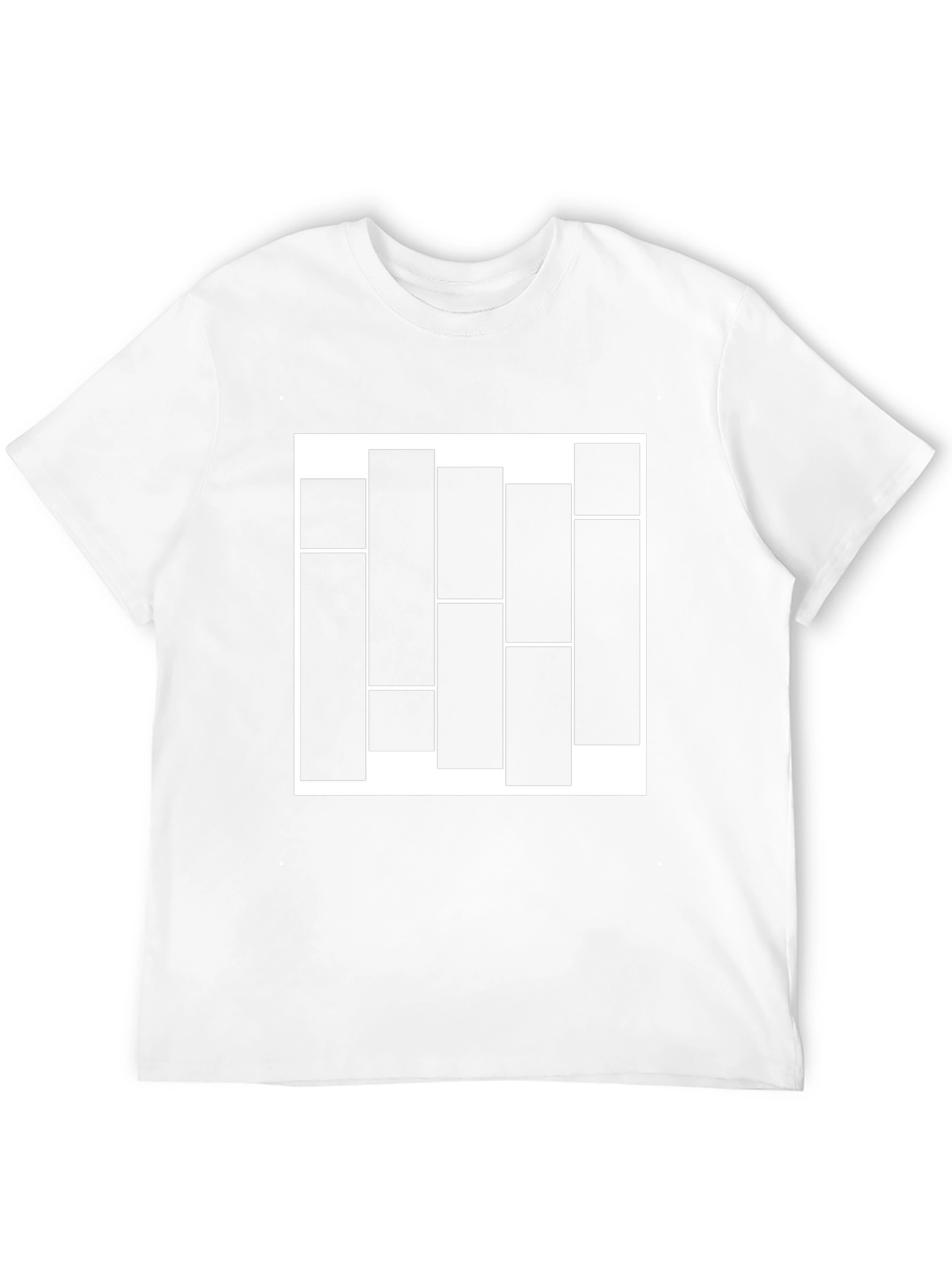 Modern Graphic Tee - Black T-Shirt with Abstract Design