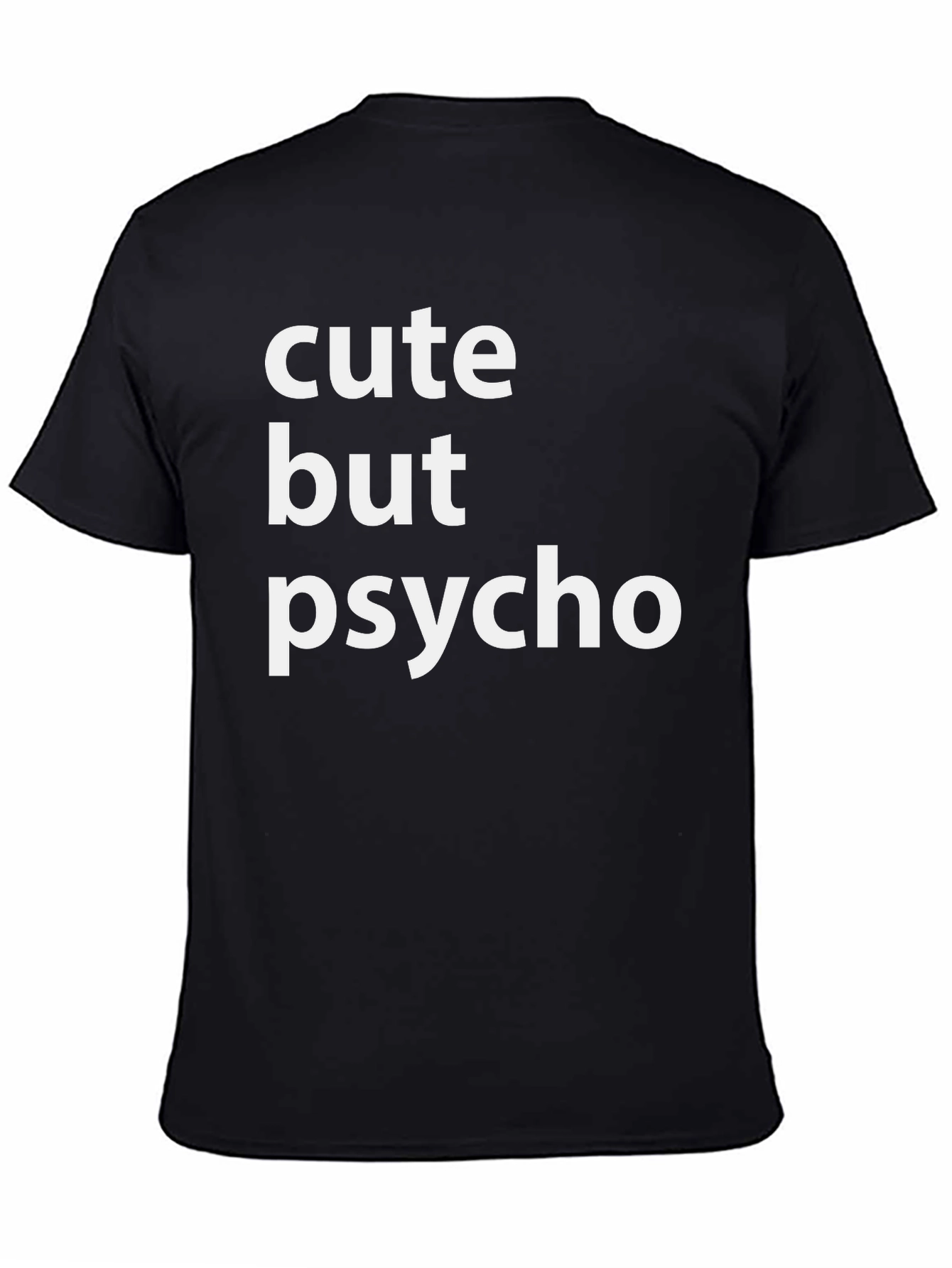 Cute But Psycho Graphic Tee - Black Crewneck
