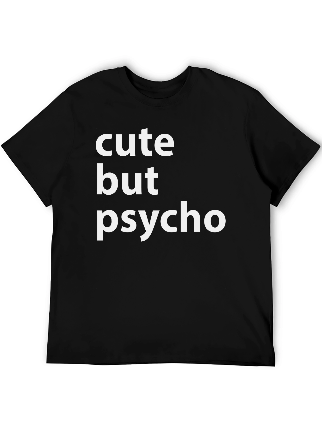 Cute But Psycho Graphic Tee - Black Crewneck