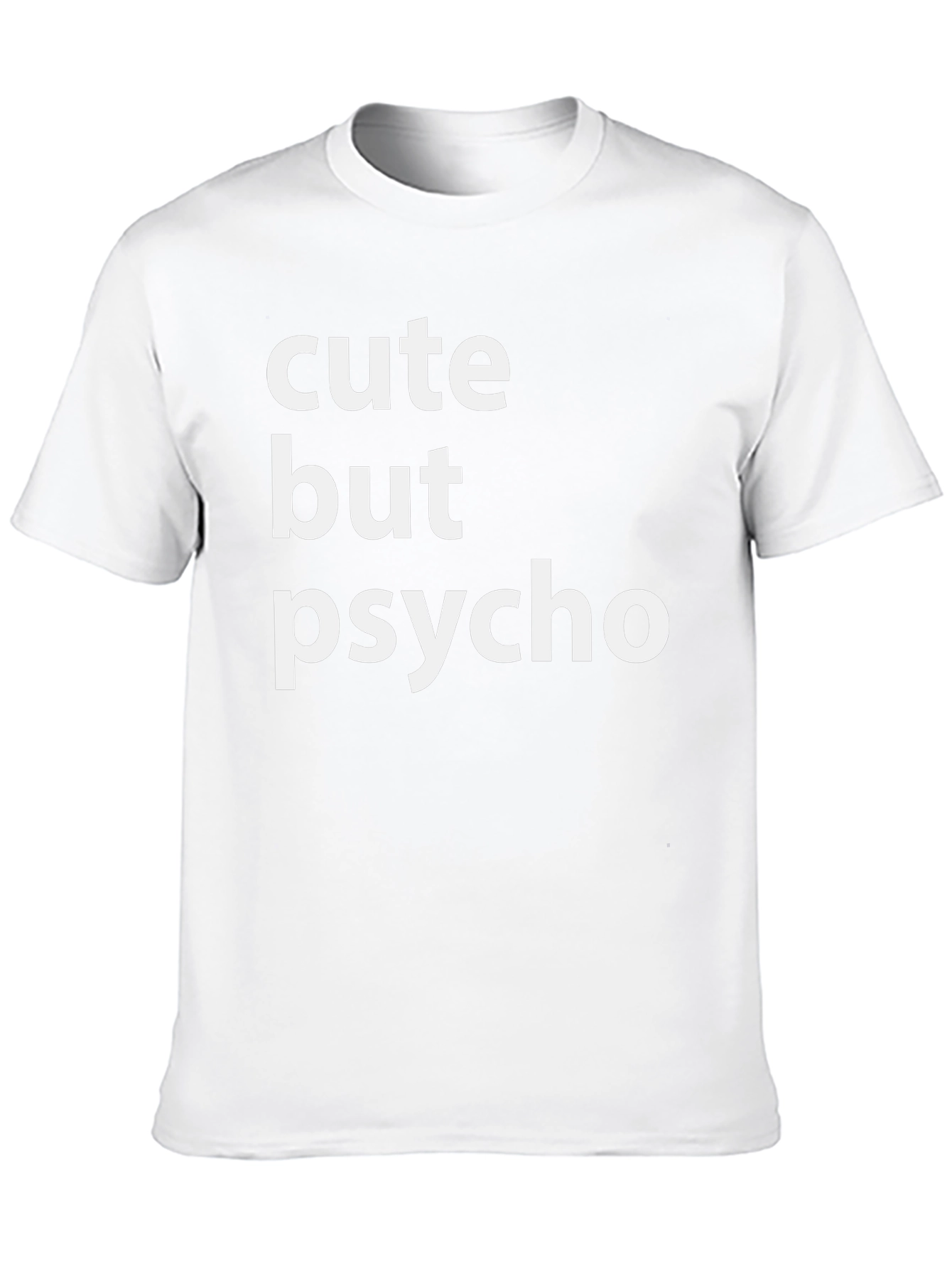Cute But Psycho Graphic Tee - Black Crewneck