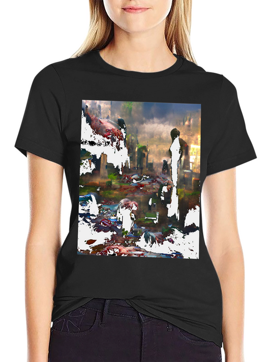 Abstract Cityscape Graphic Tee