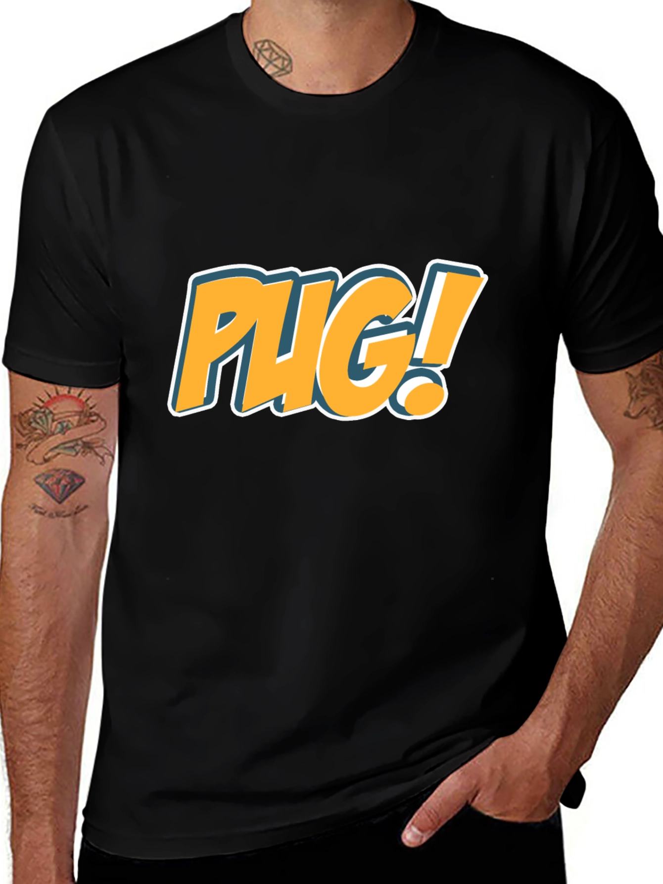 Fun Pug! T-Shirt - Stylish and Comfortable