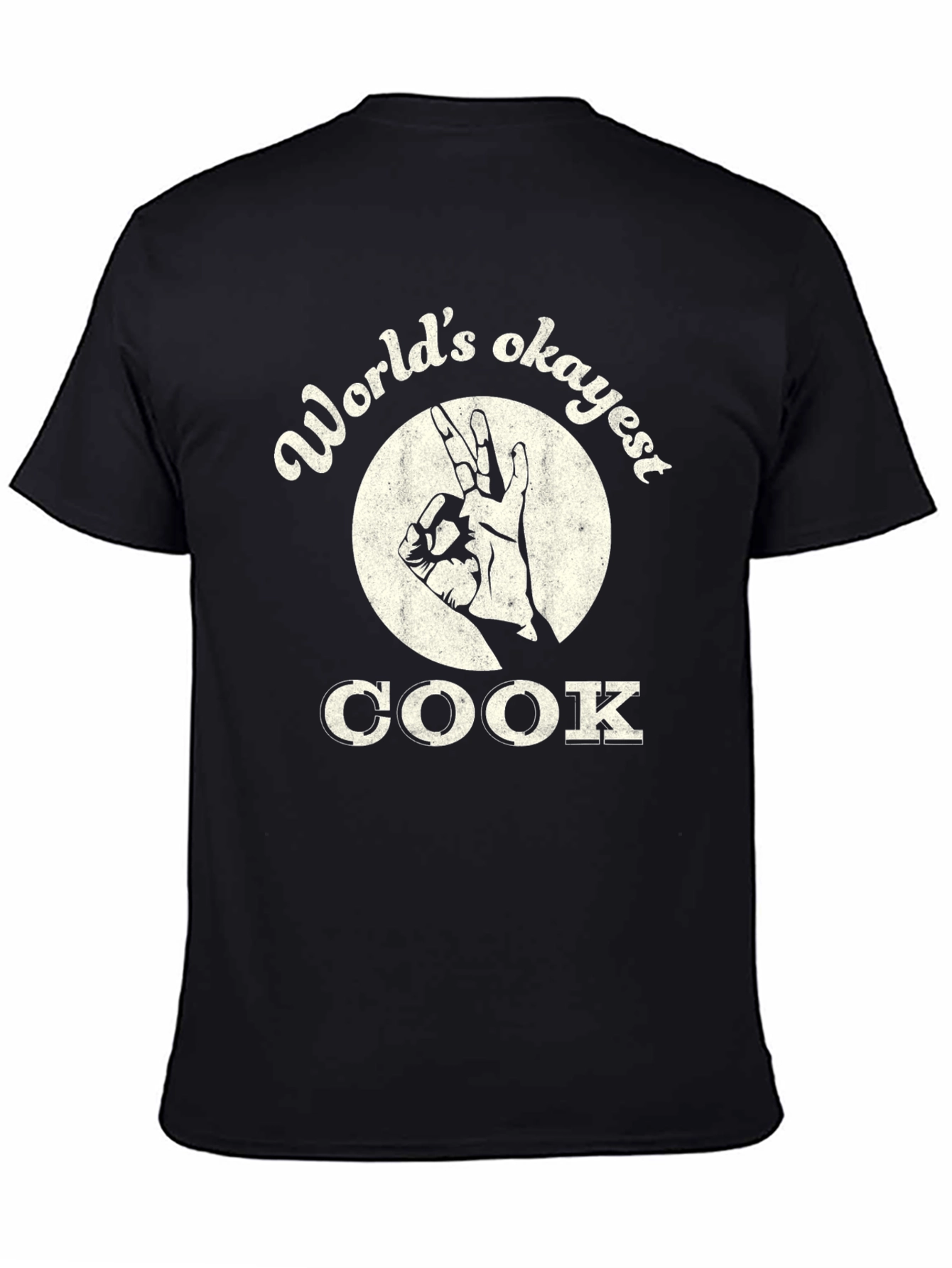 Worlds Okayest Cook T-Shirt - Funny Chef Gift