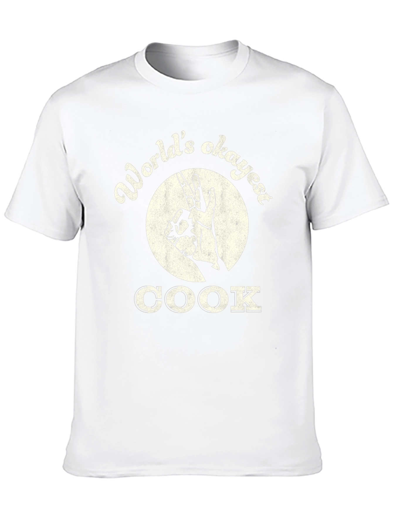 Worlds Okayest Cook T-Shirt - Funny Chef Gift