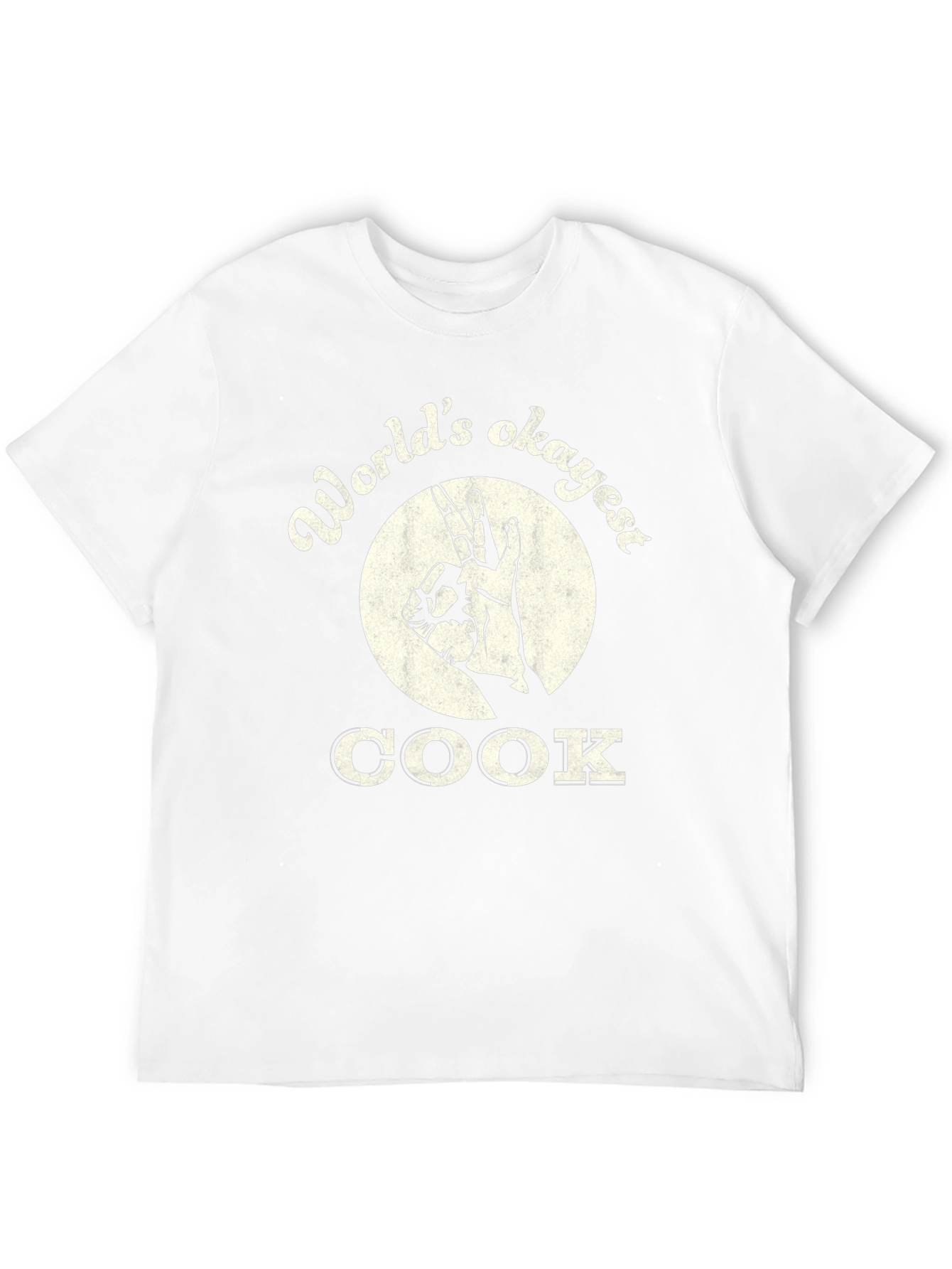 Worlds Okayest Cook T-Shirt - Funny Chef Gift
