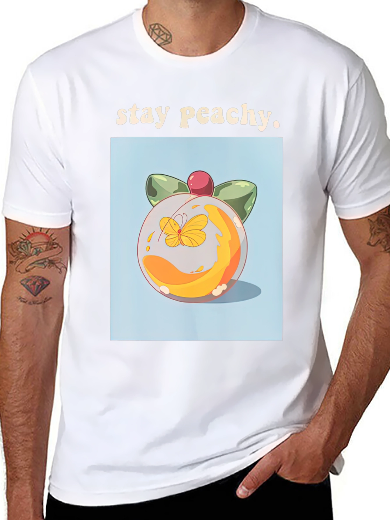 Stay Peachy Graphic T-Shirt