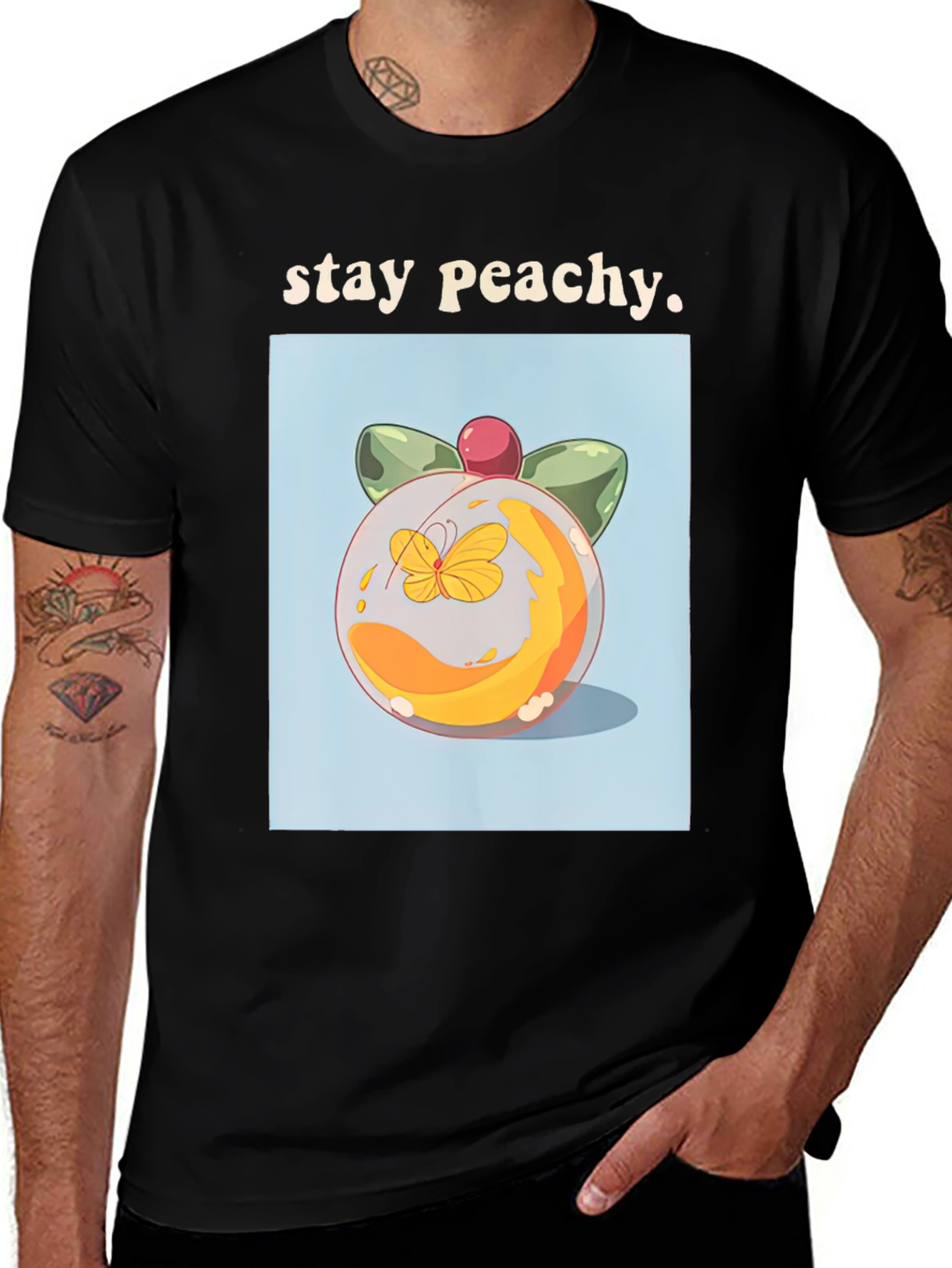 Stay Peachy Graphic T-Shirt