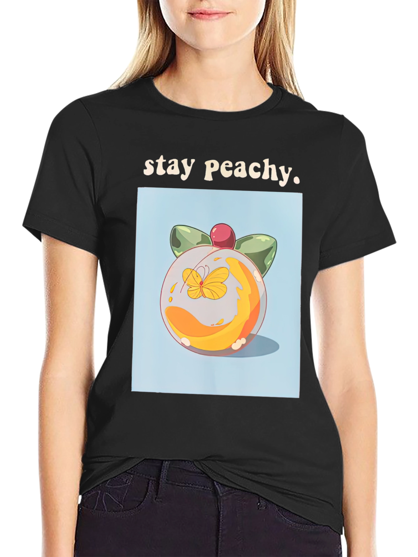 Stay Peachy Graphic T-Shirt