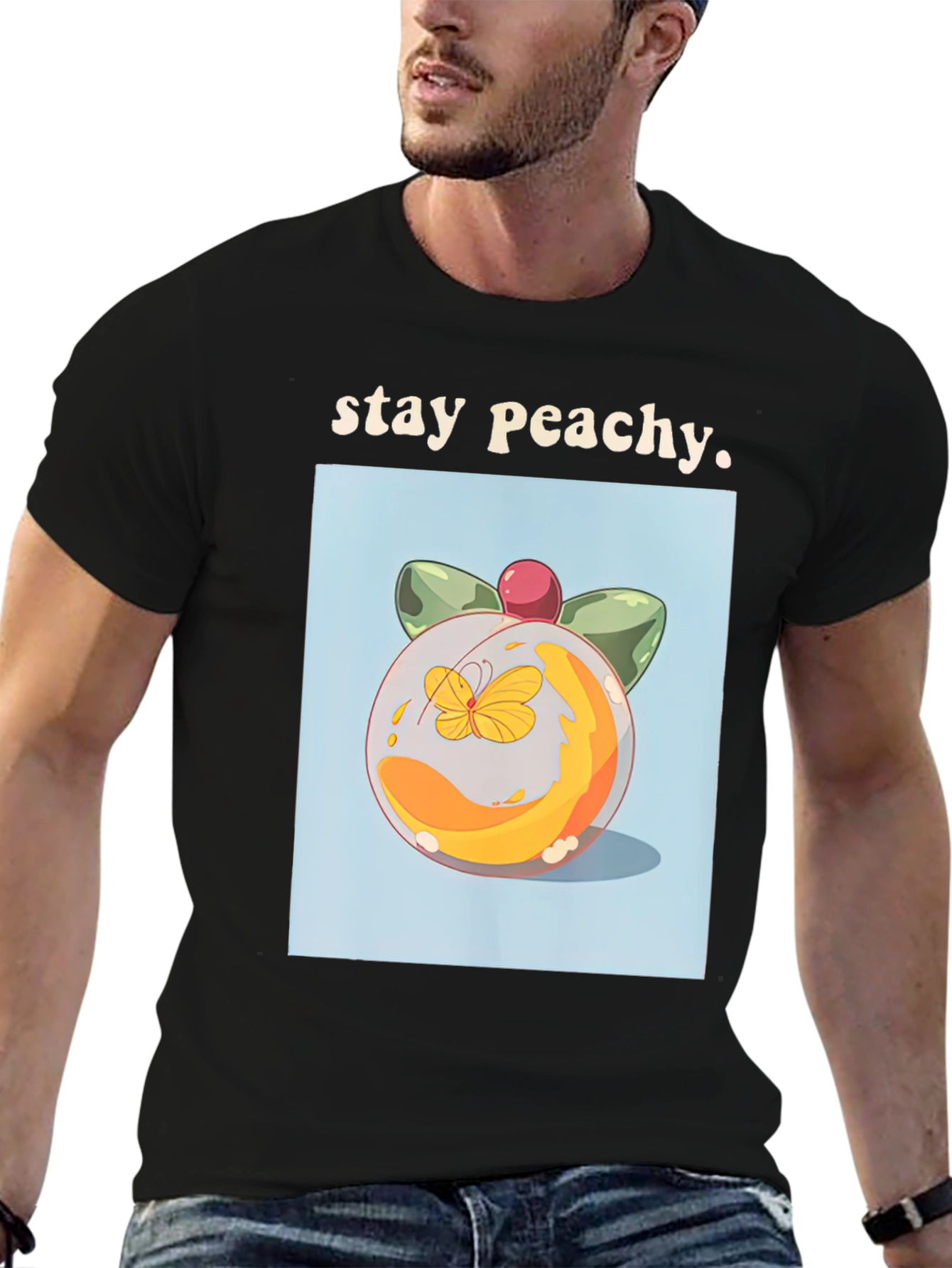 Stay Peachy Graphic T-Shirt
