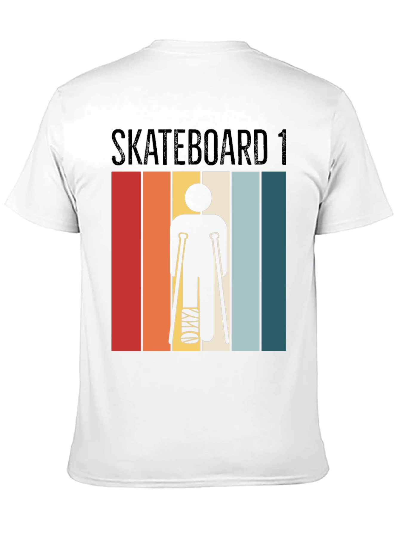 Funny Skateboard Injury T-Shirt - Broken Leg Gift