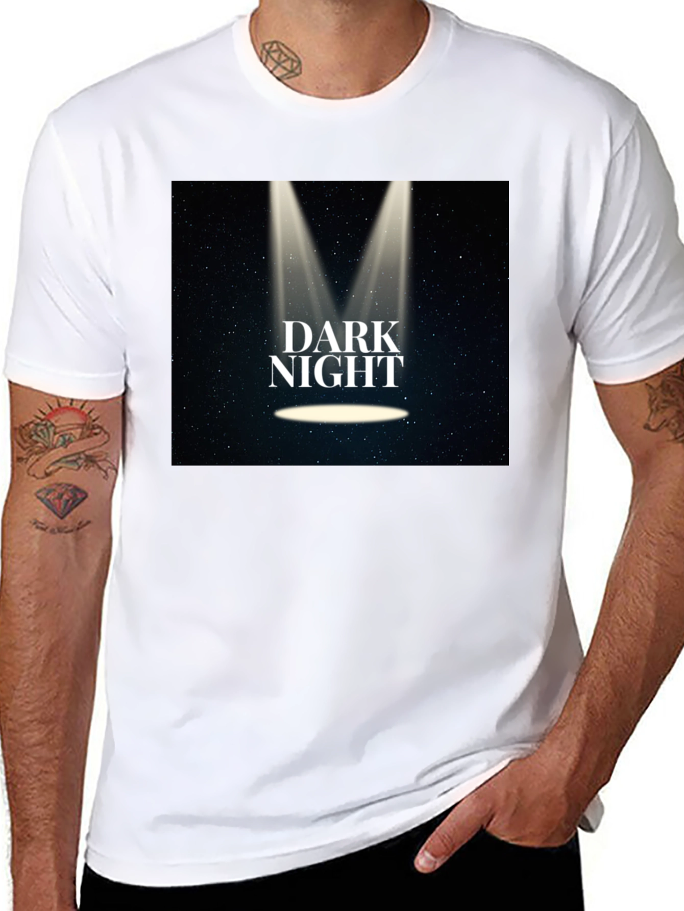 Dark Night Graphic T-Shirt - Soft Cotton Blend