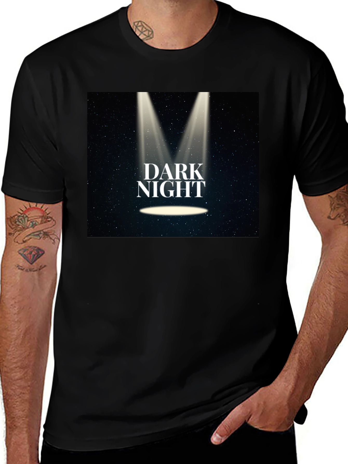 Dark Night Graphic T-Shirt - Soft Cotton Blend