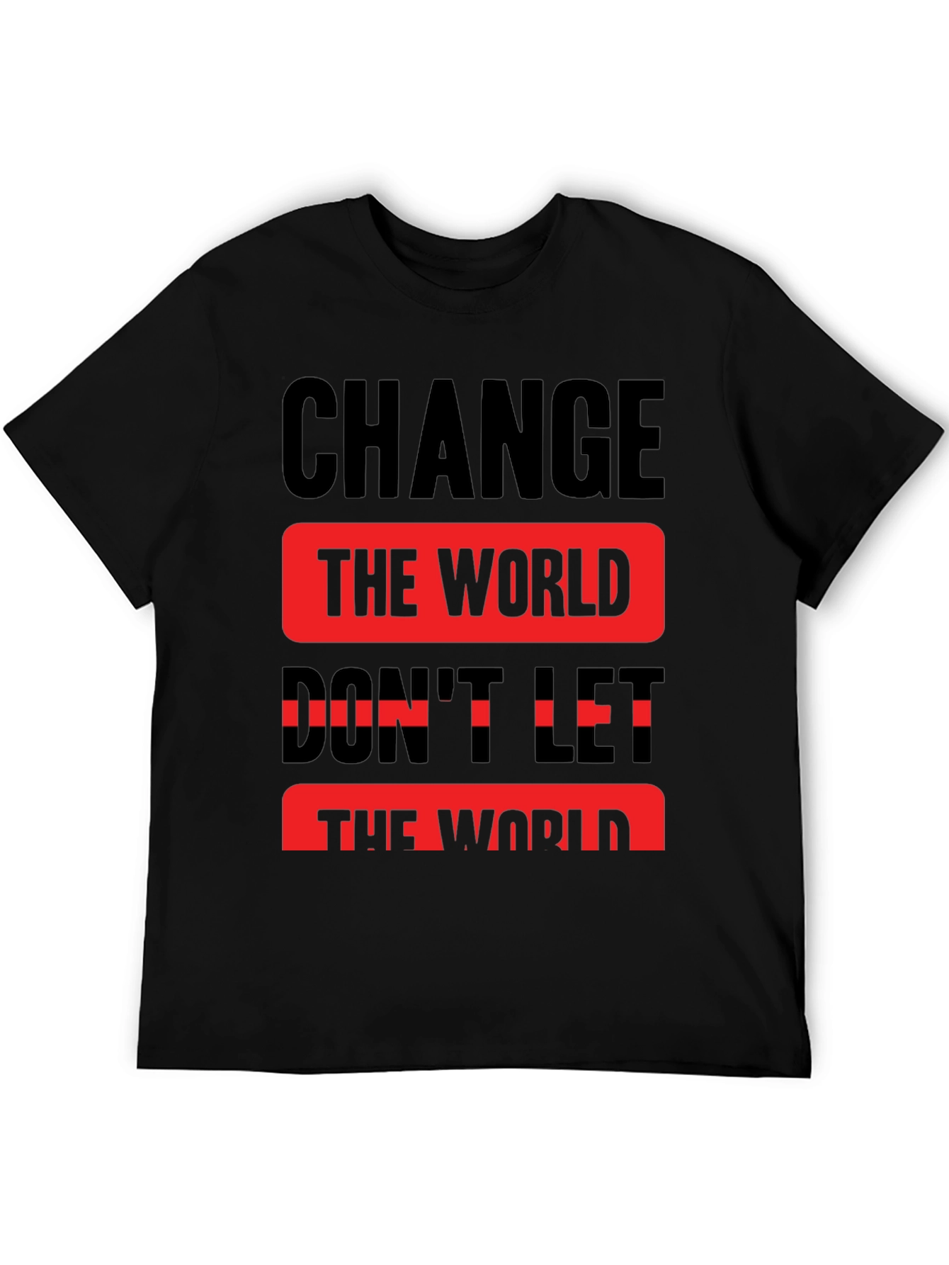 Change the World Graphic Print T-Shirt