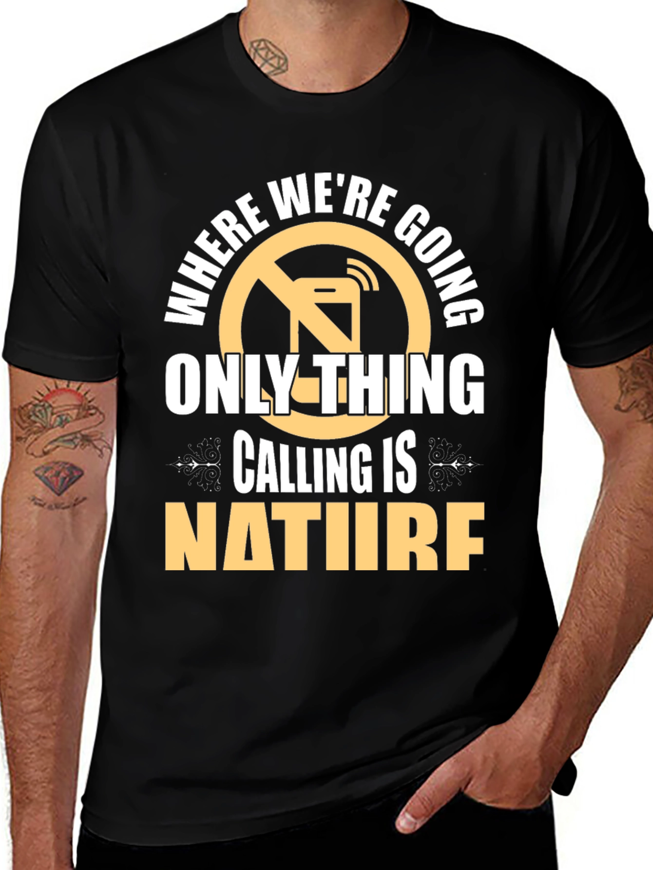Nature Calling T-Shirt - Disconnect & Explore