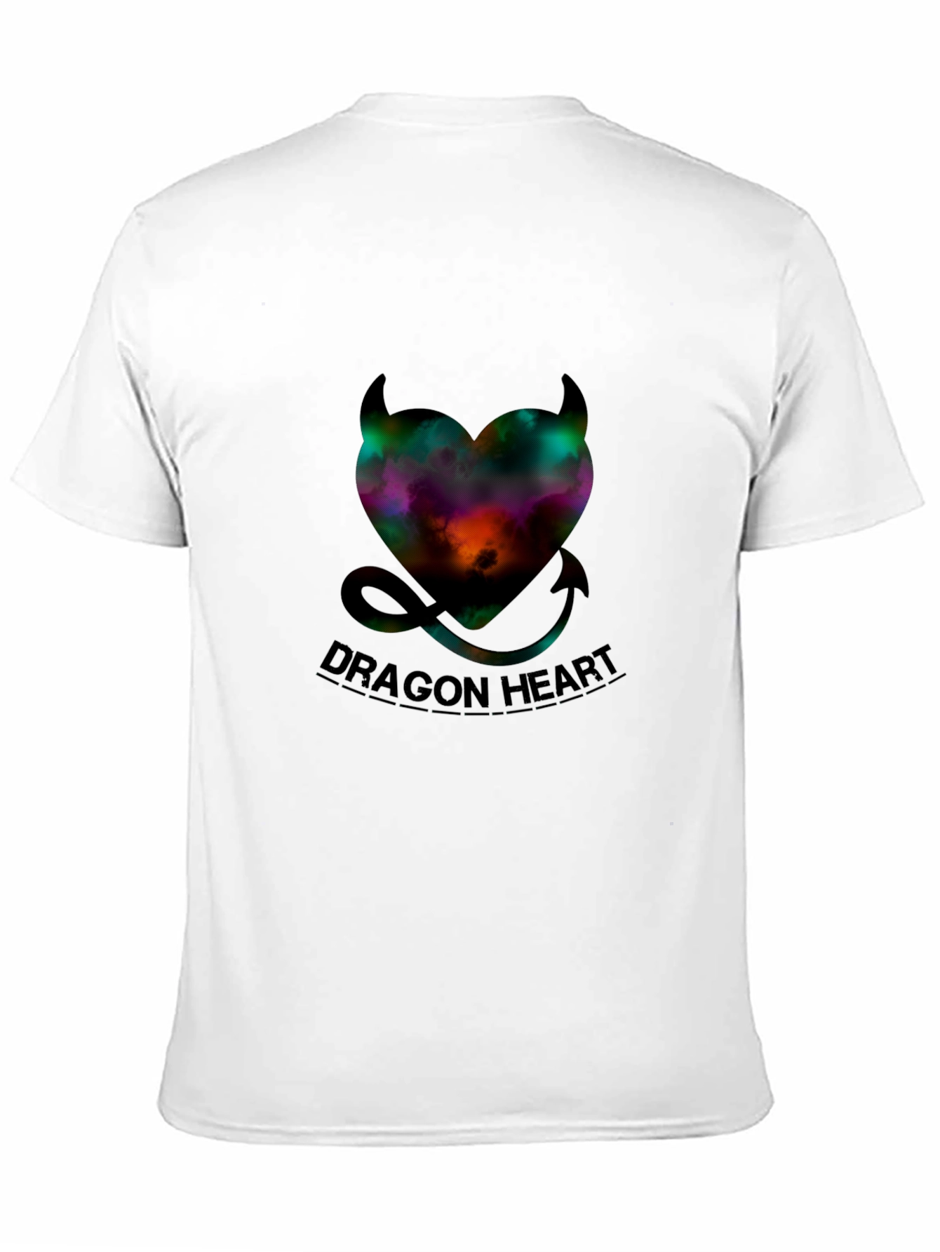 Dragon Heart Graphic Tee - Black