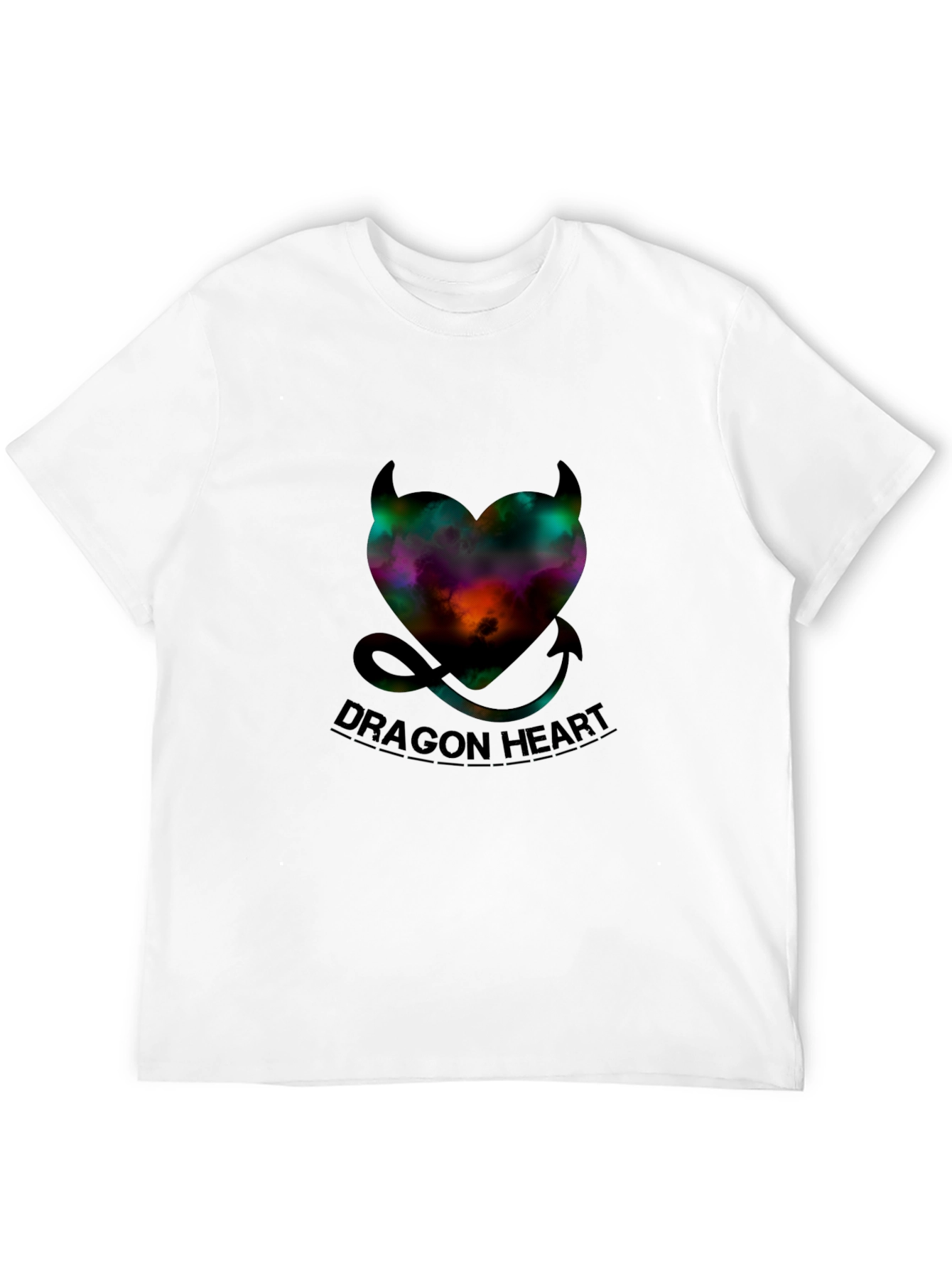 Dragon Heart Graphic Tee - Black