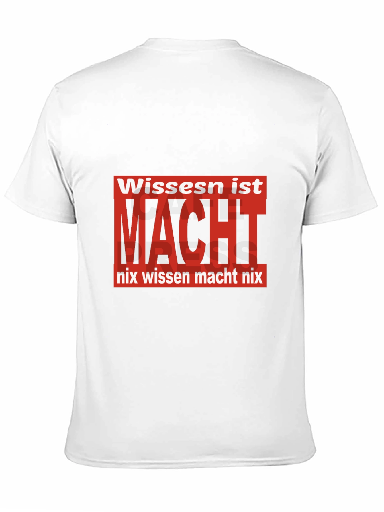 Wissen ist Macht Black T-Shirt
