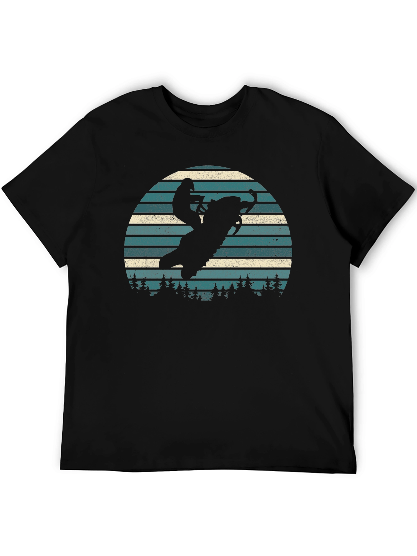 Snowmobile T-Shirt Retro Design