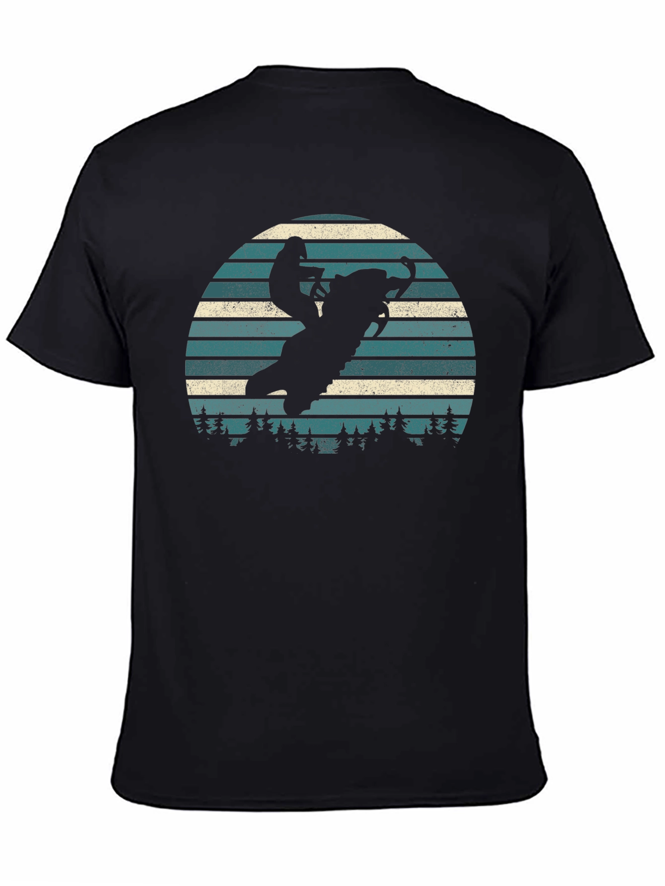 Snowmobile T-Shirt Retro Design
