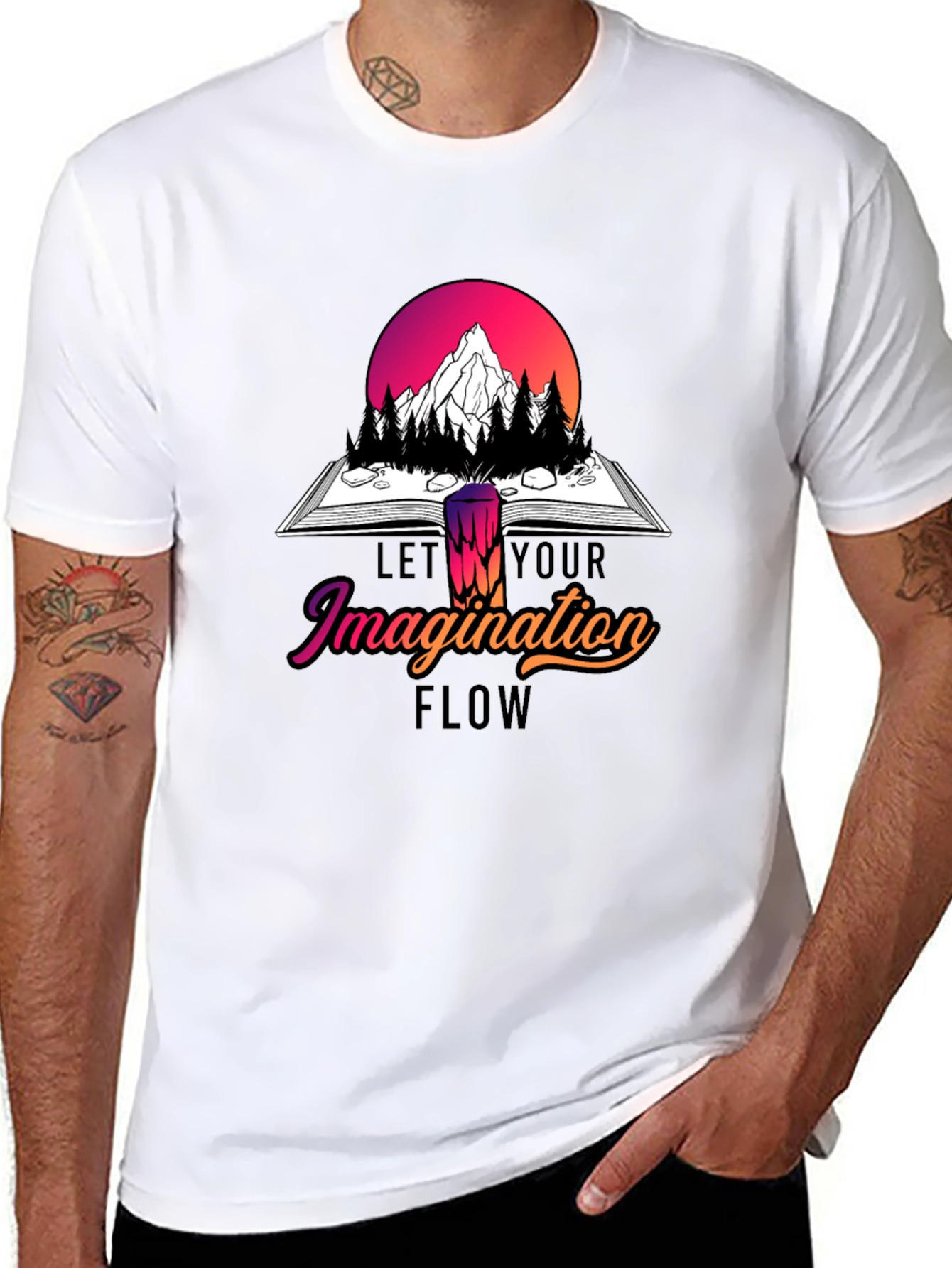 Imagination Flow Graphic T-Shirt