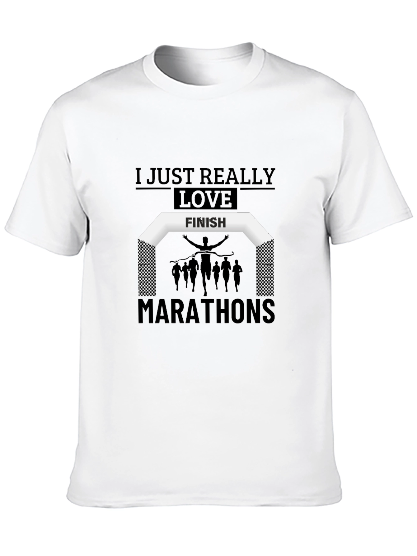 Marathon Runners T-Shirt - I Love Marathons
