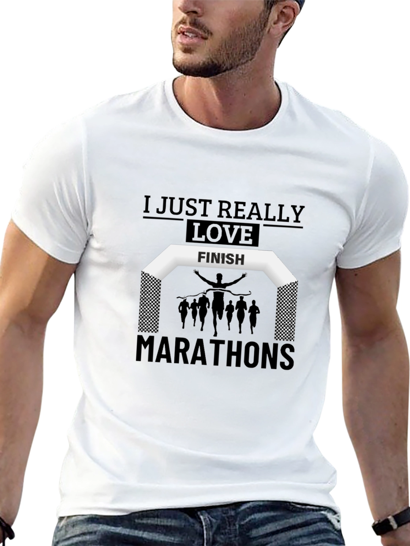 Marathon Runners T-Shirt - I Love Marathons