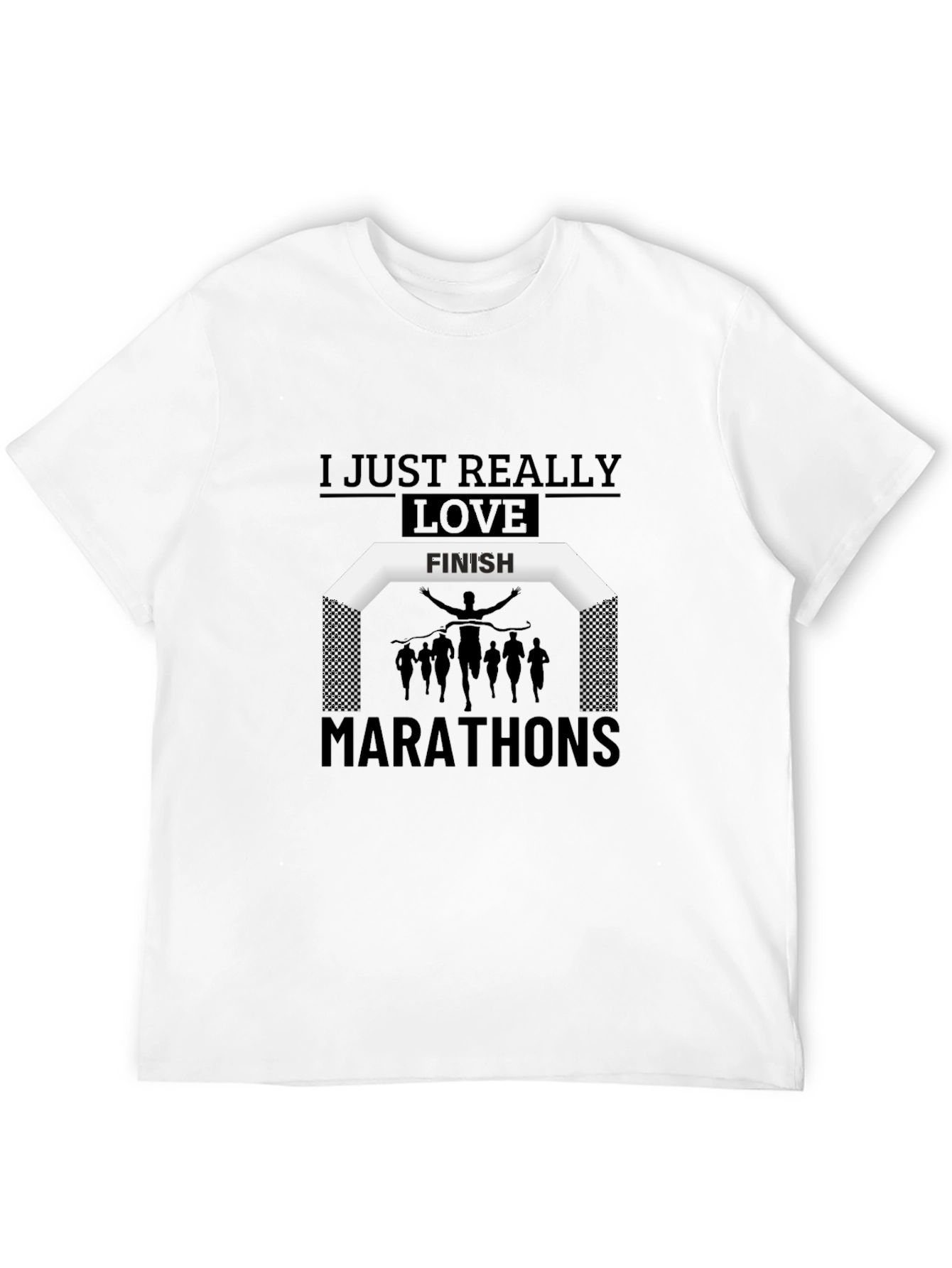Marathon Runners T-Shirt - I Love Marathons