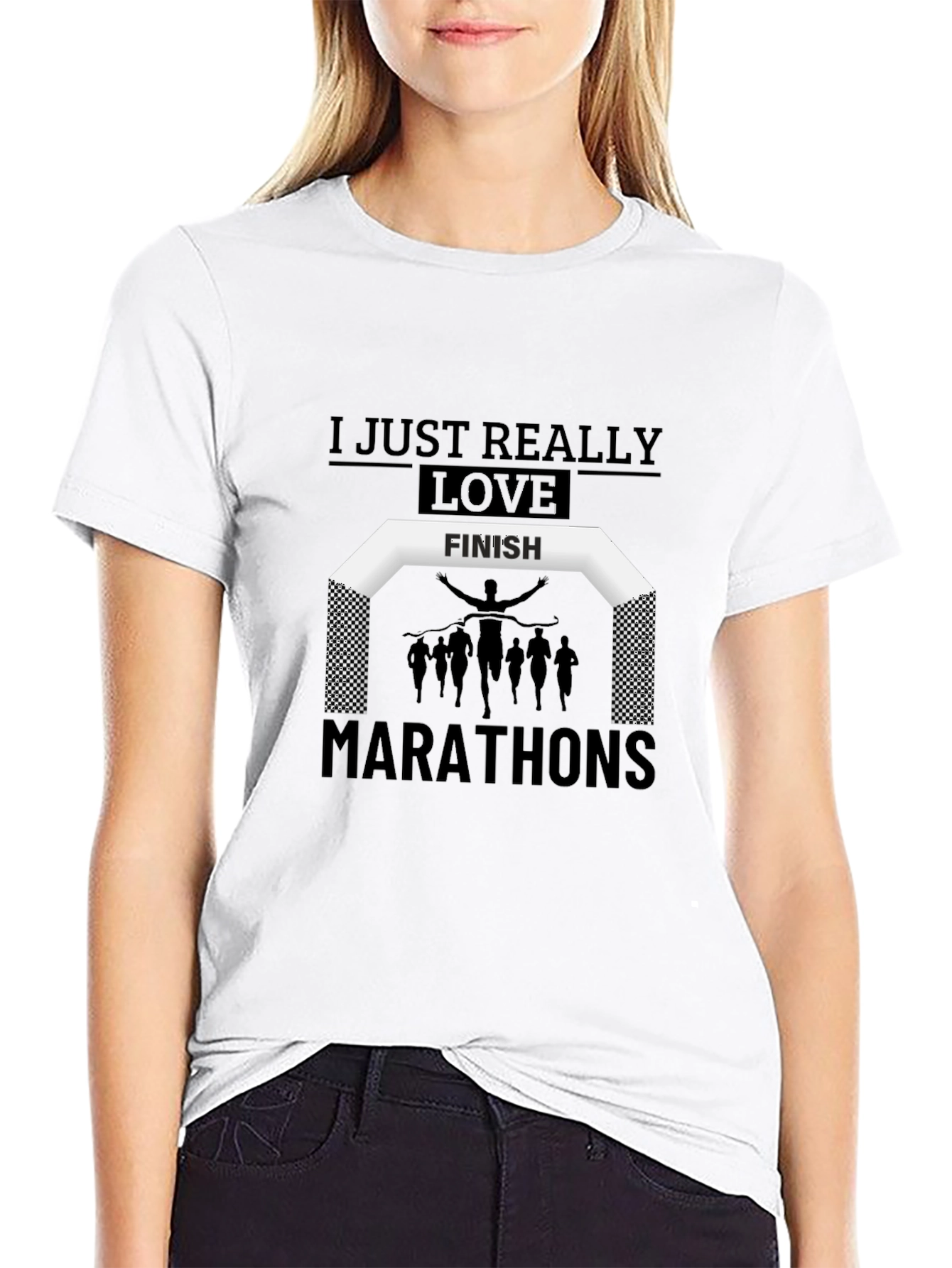 Marathon Runners T-Shirt - I Love Marathons