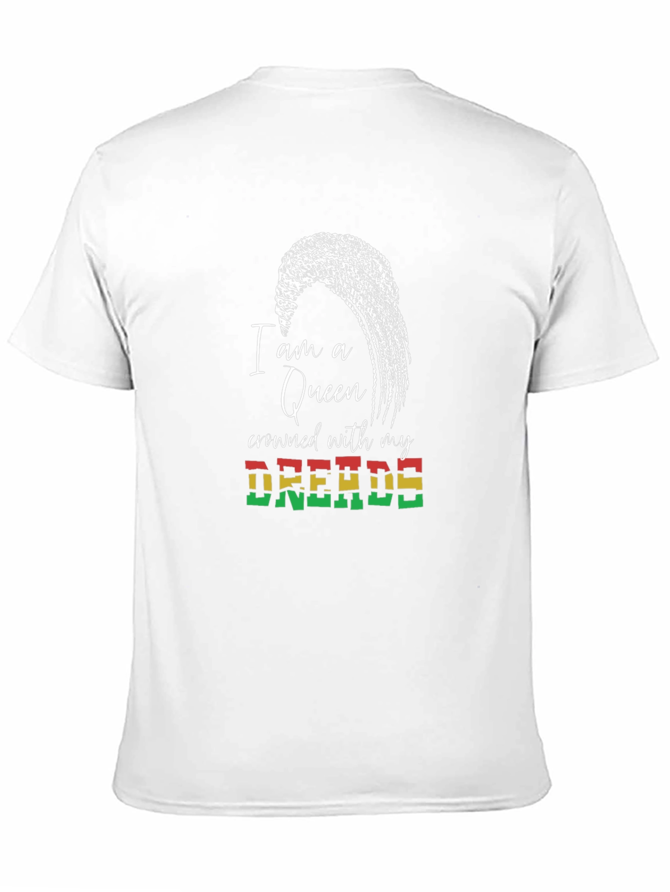 Queen Crowned with Dreads T-Shirt - Black