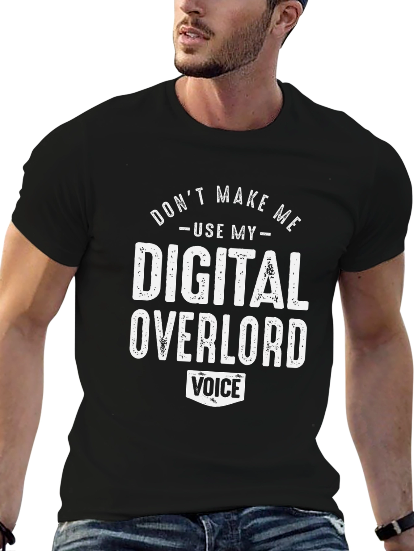 Digital Overlord Funny Graphic Novelty T-Shirt