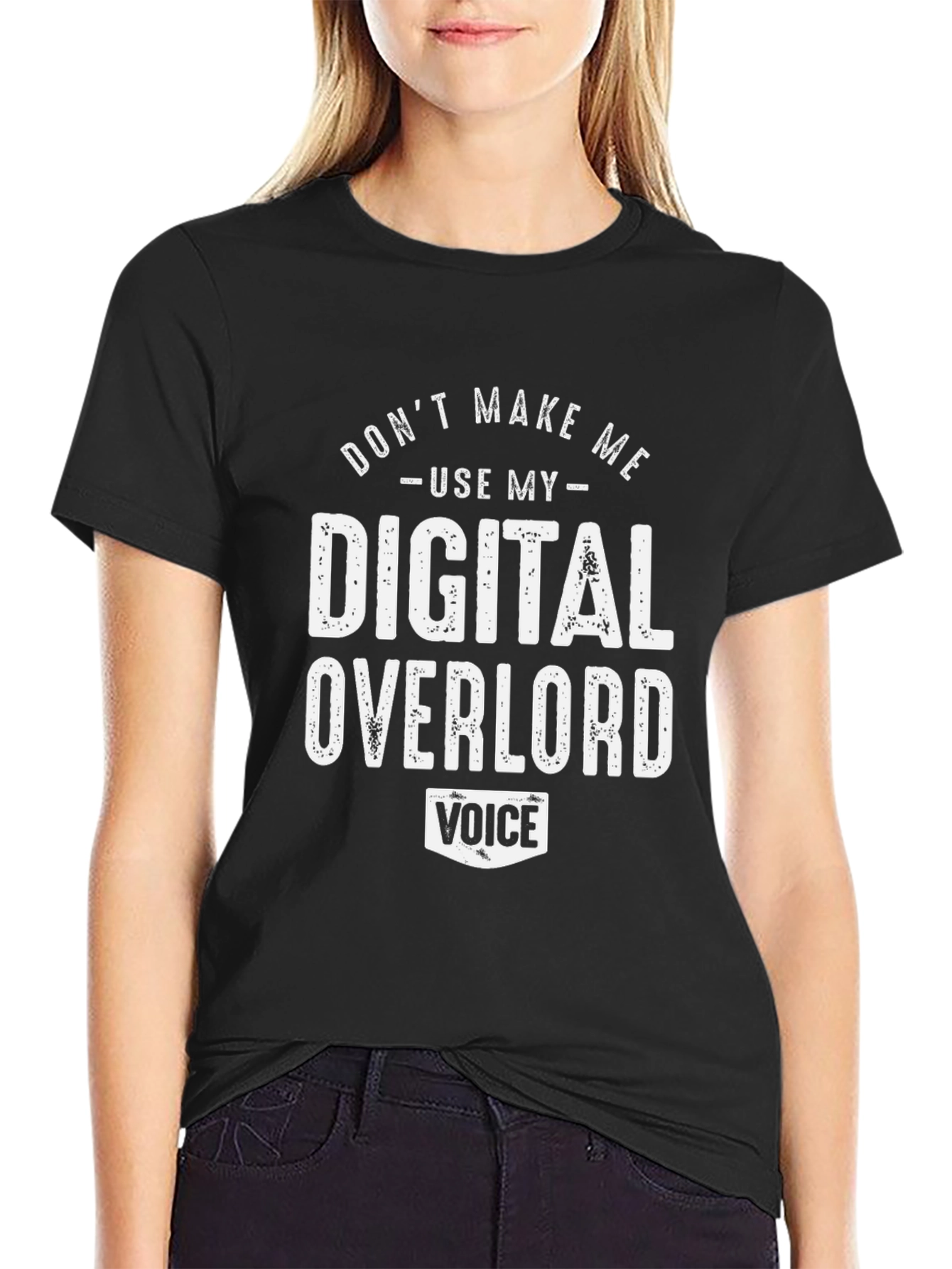 Digital Overlord Funny Graphic Novelty T-Shirt
