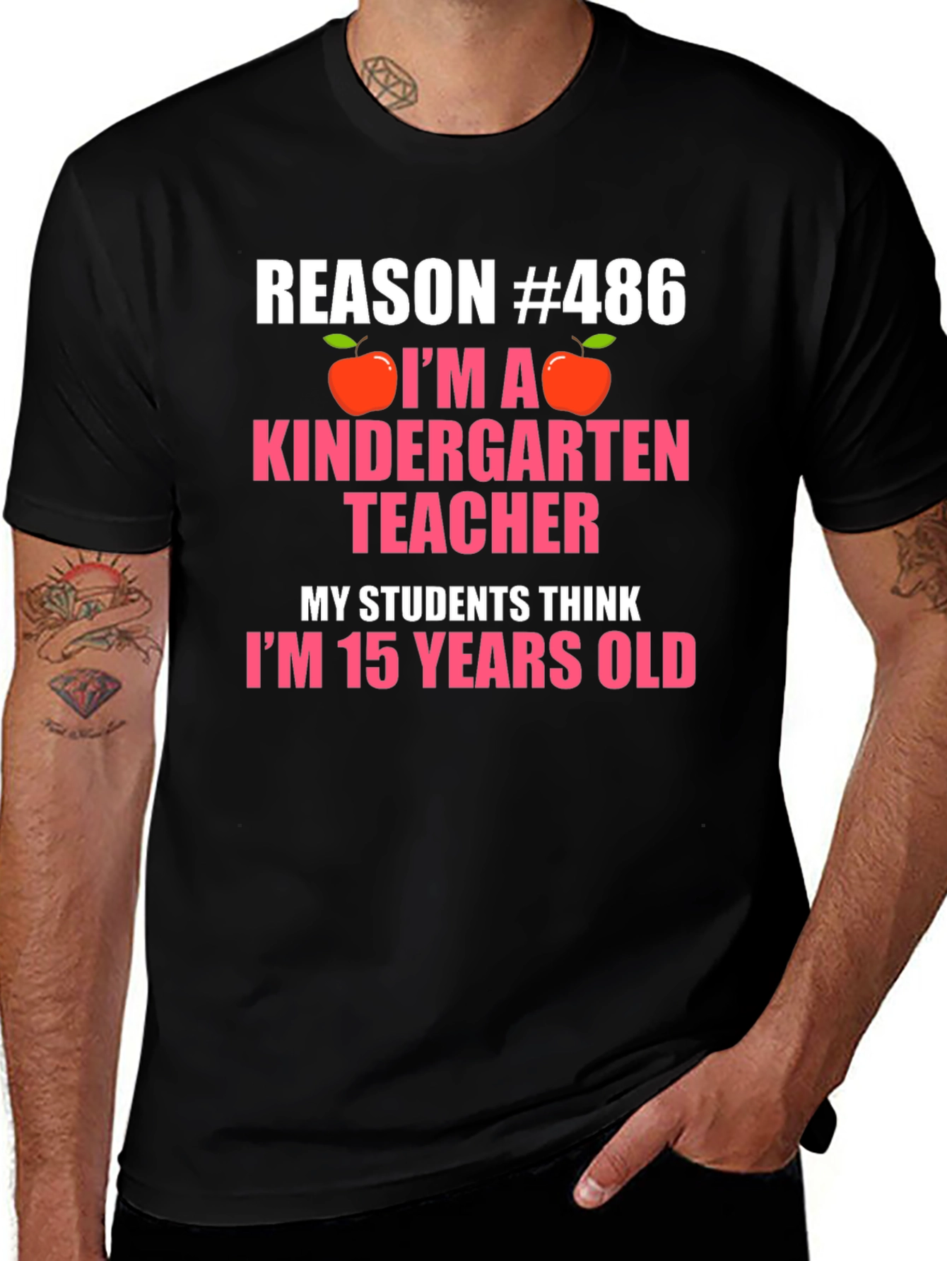 Kindergarten Teacher T-Shirt - Reason #486