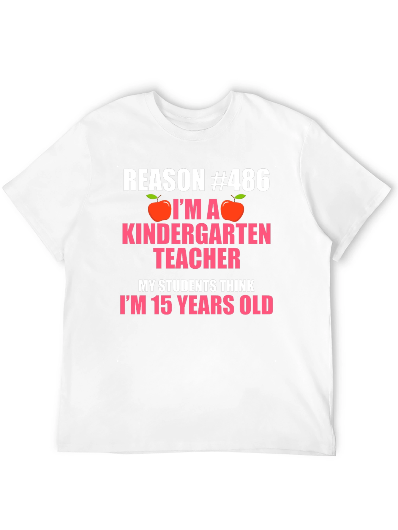 Kindergarten Teacher T-Shirt - Reason #486