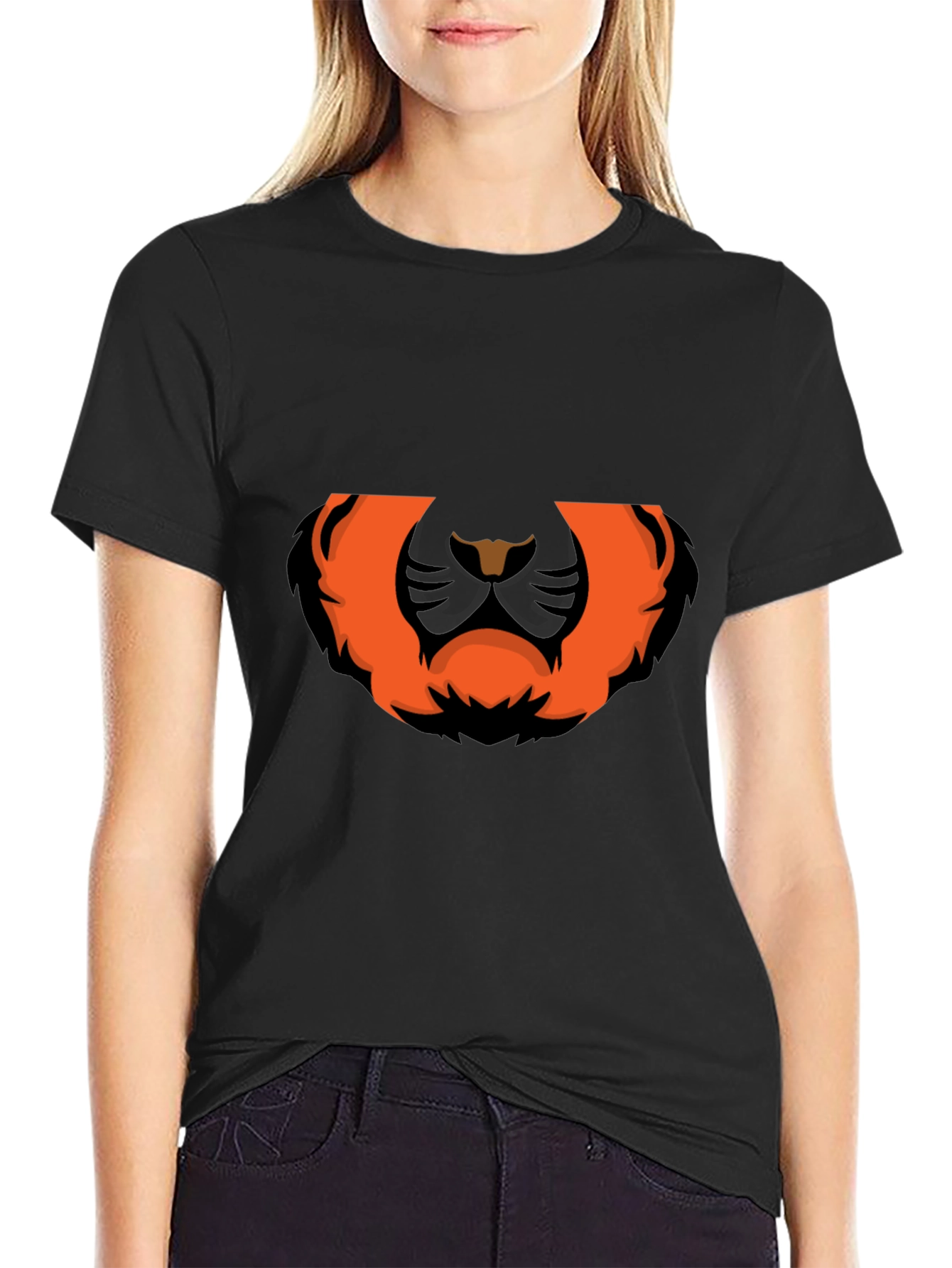 Bold Graphic Tee: Fierce Lion Design