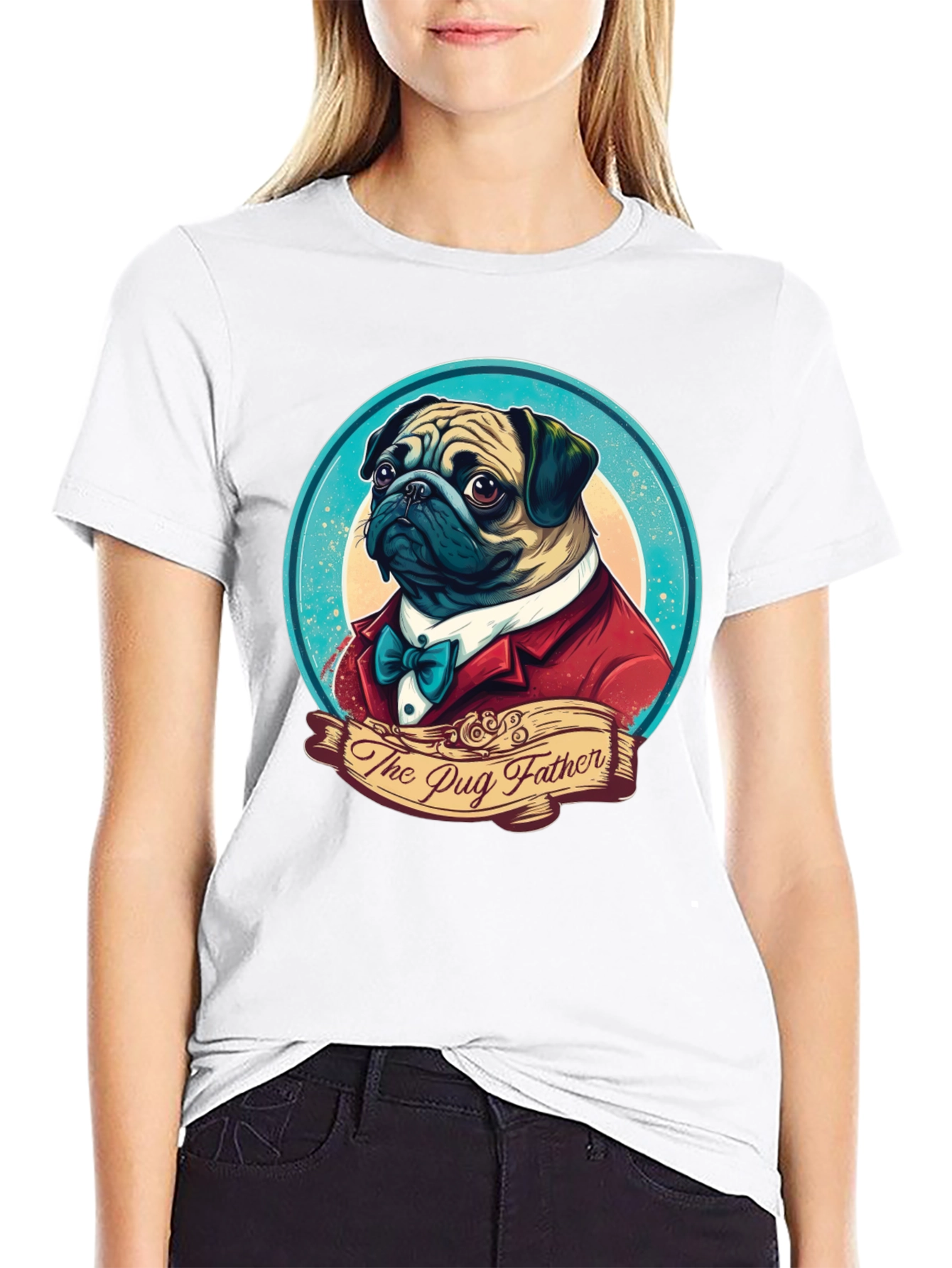 The Pug Father T-Shirt - Funny Dog Lover Tee