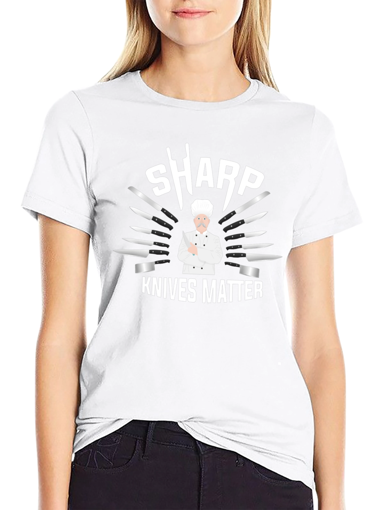 Sharp Knives Matter Graphic Tee