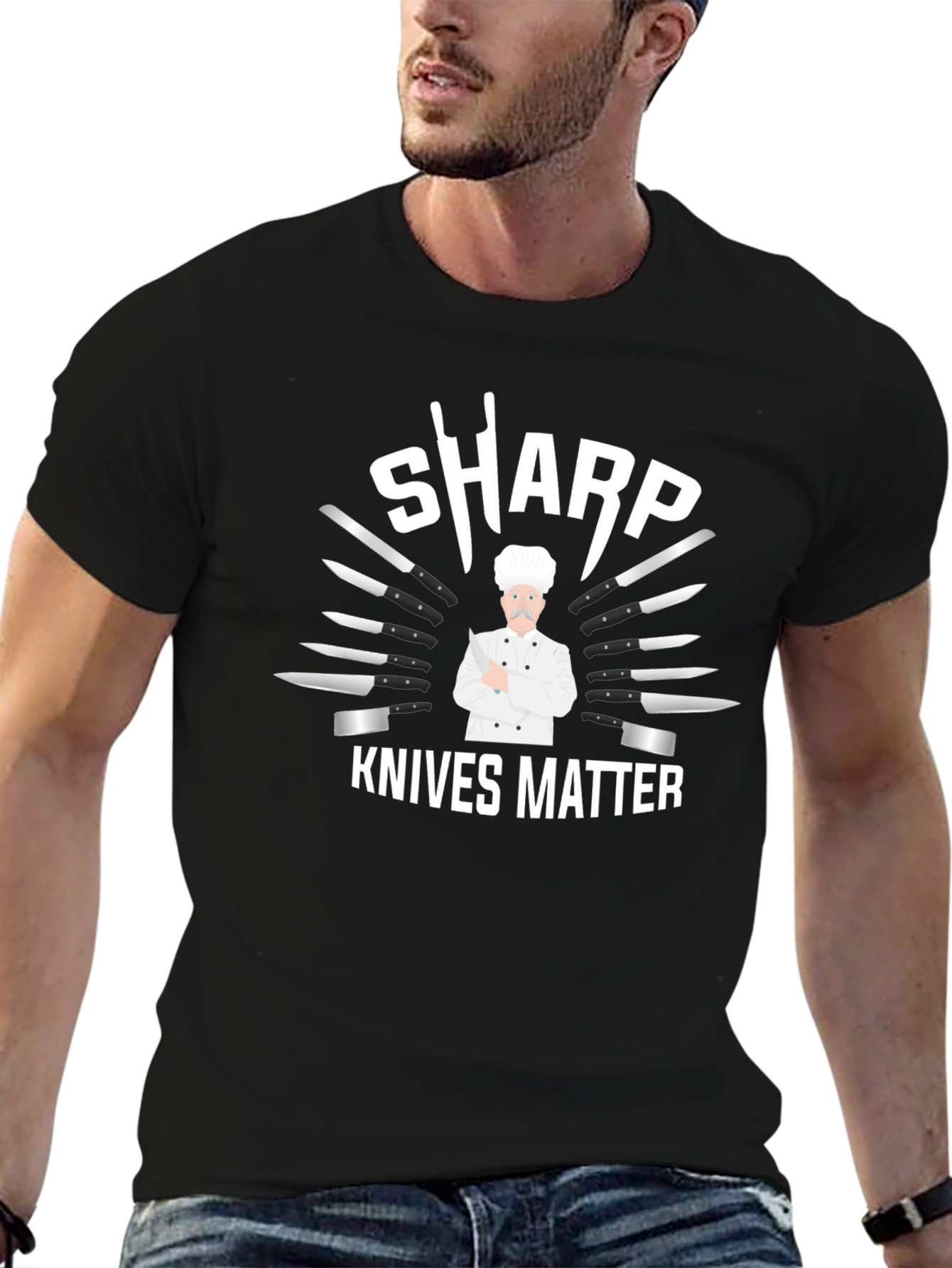 Sharp Knives Matter Graphic Tee