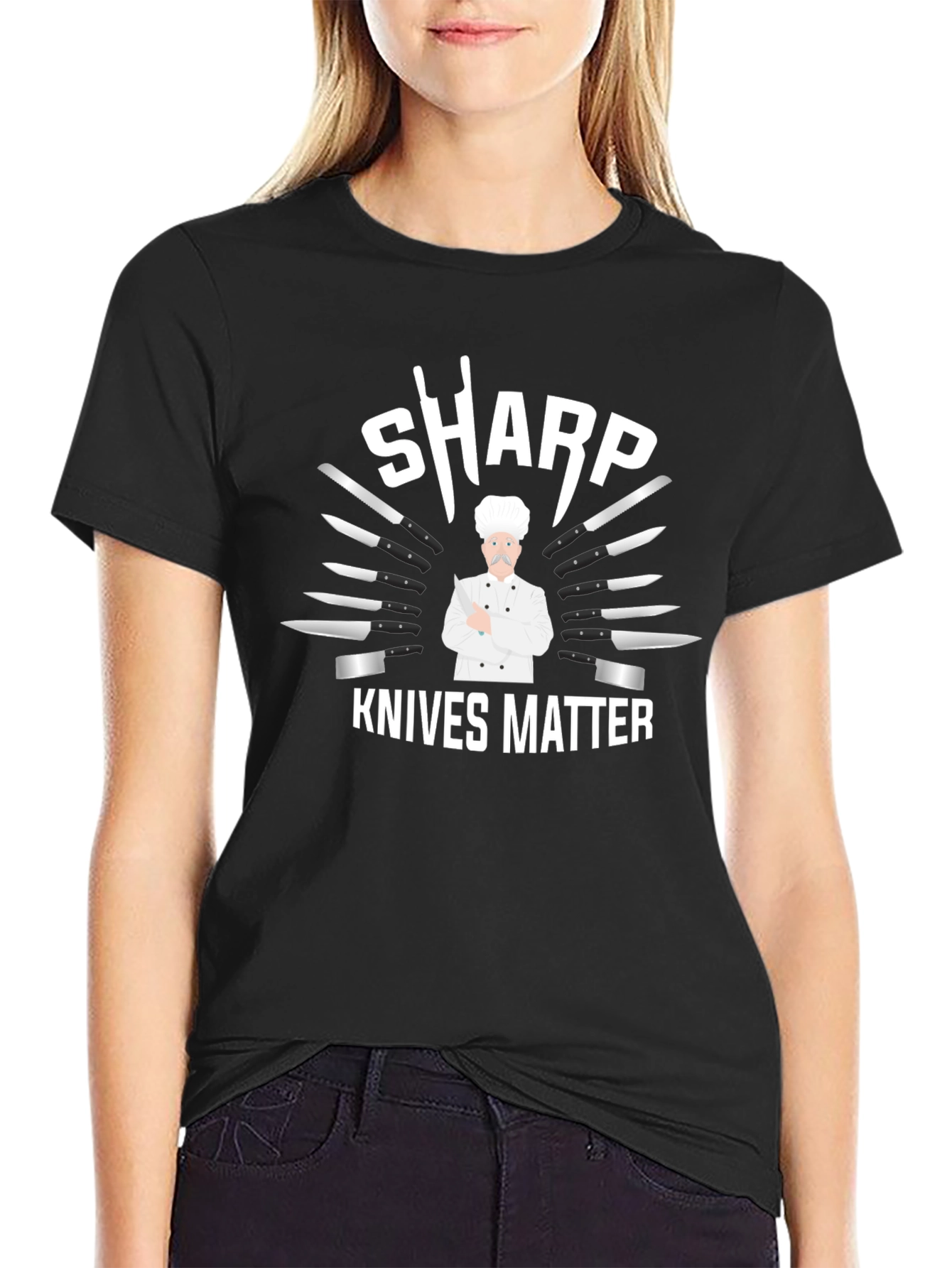 Sharp Knives Matter Graphic Tee