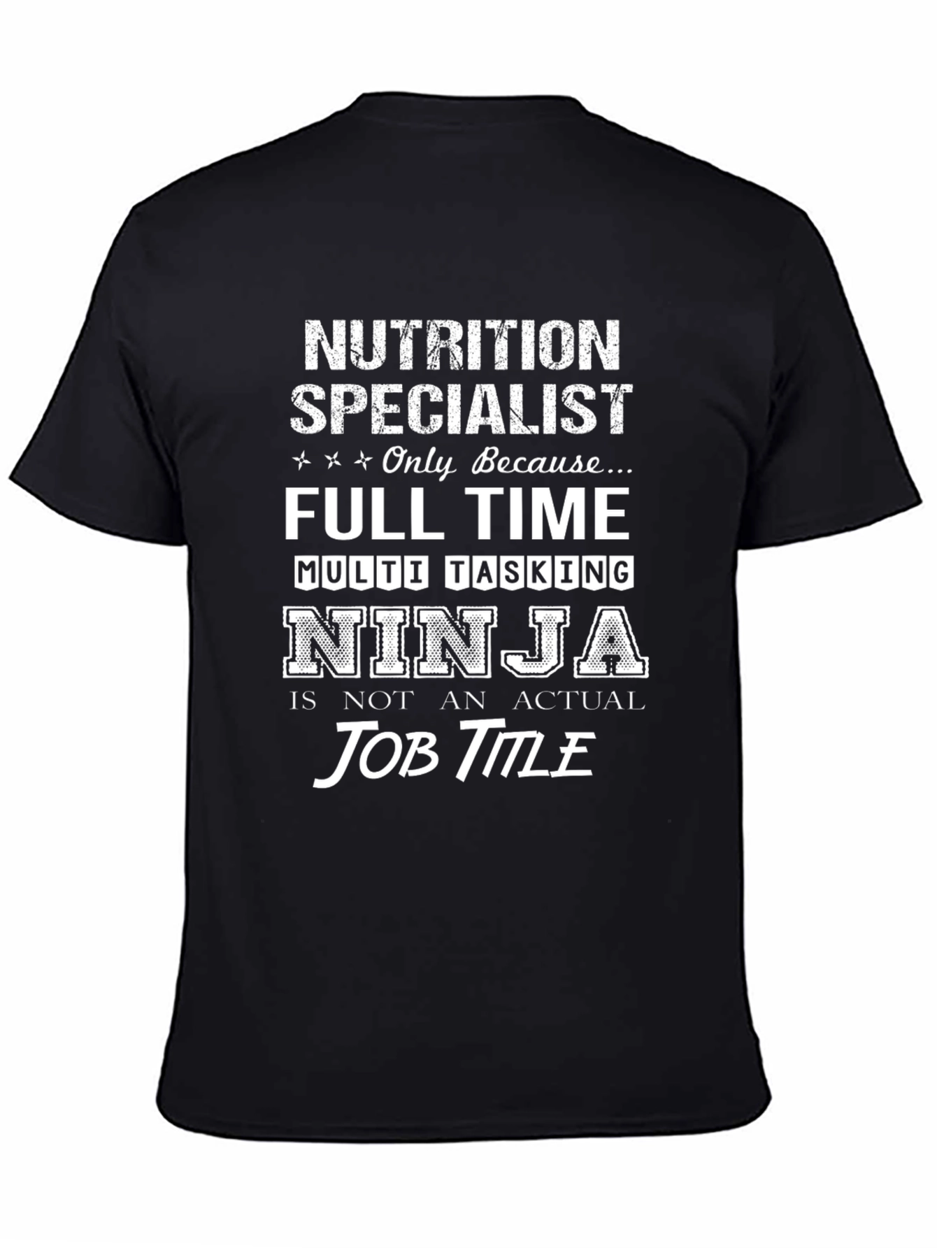 Nutrition Specialist Ninja T-Shirt