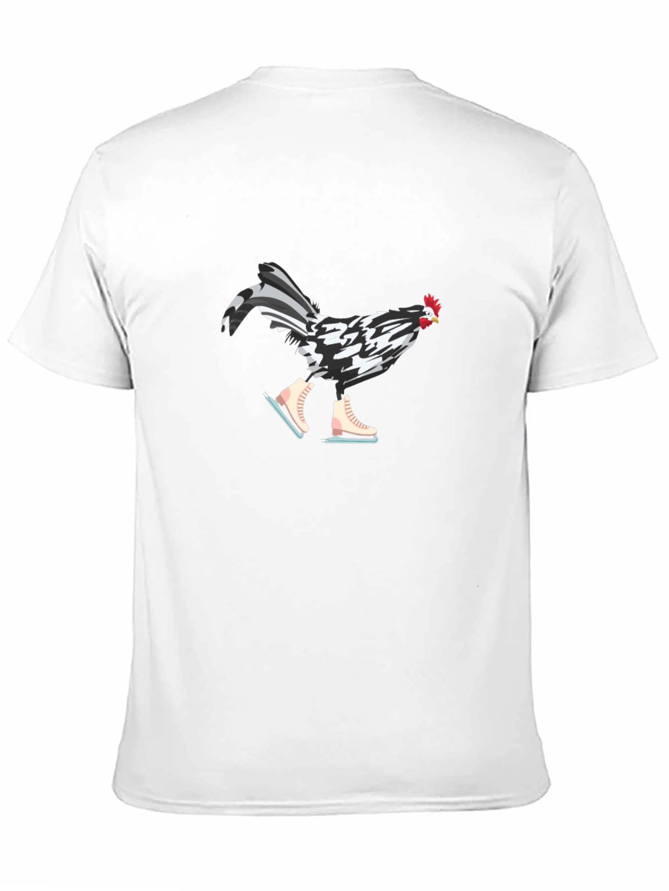 Ice Skating Chicken Graphic Tee