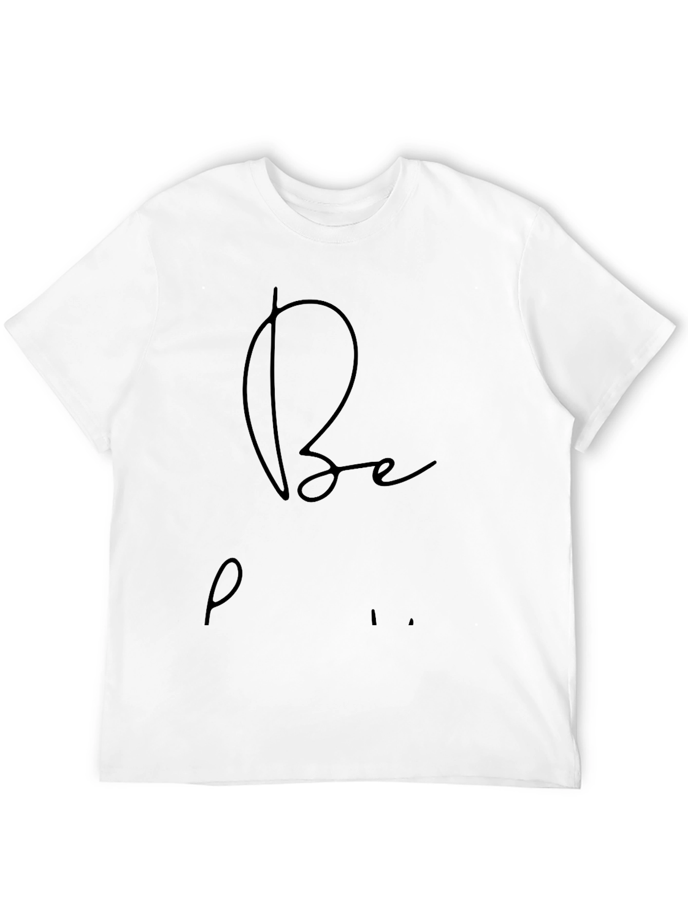 Stylish Black Be Present T-Shirt