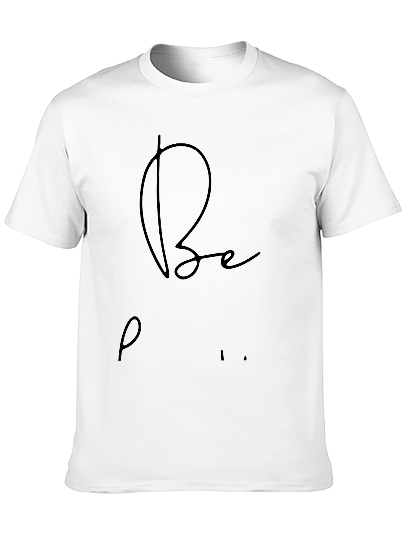 Stylish Black Be Present T-Shirt