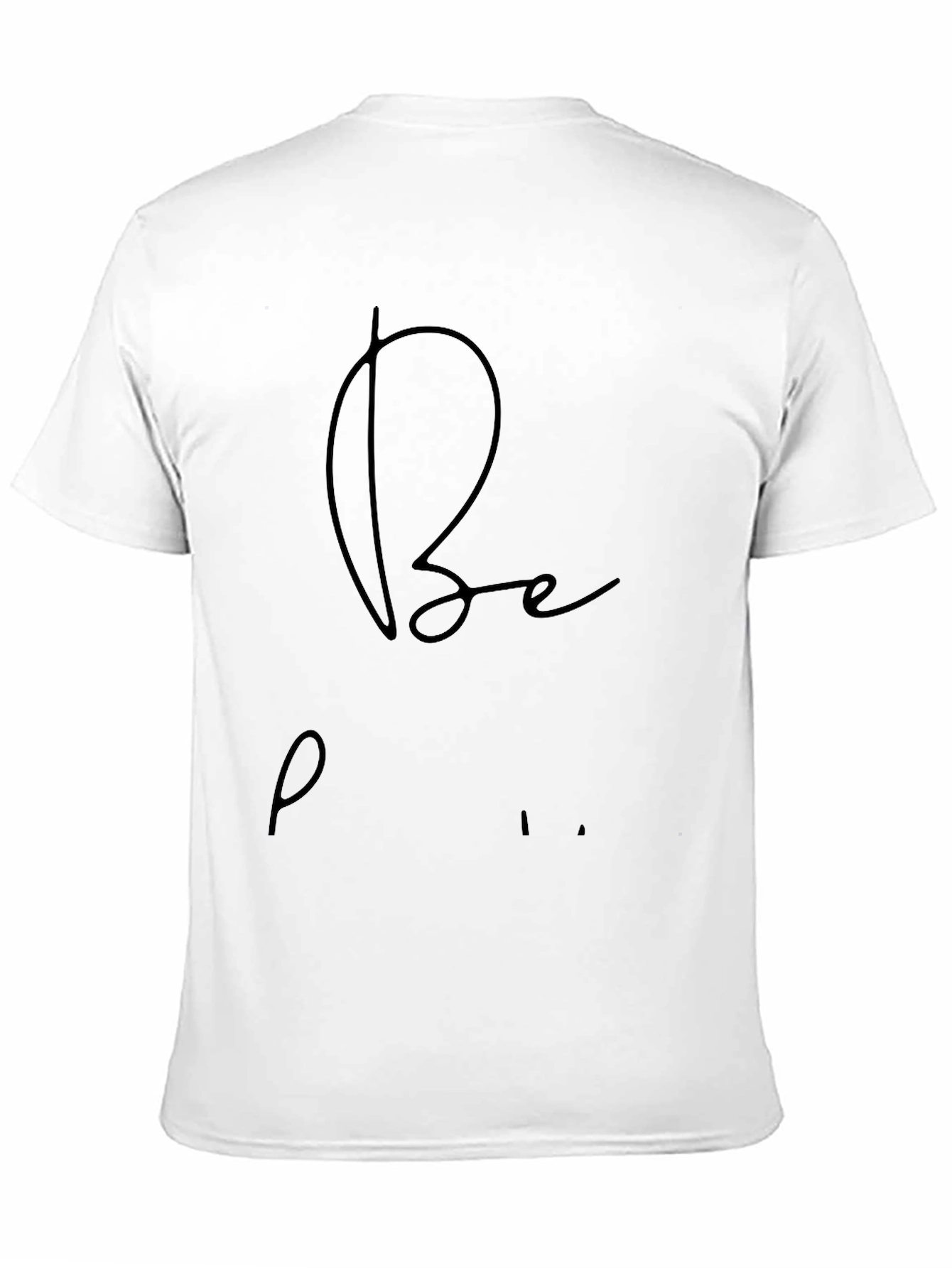 Stylish Black Be Present T-Shirt