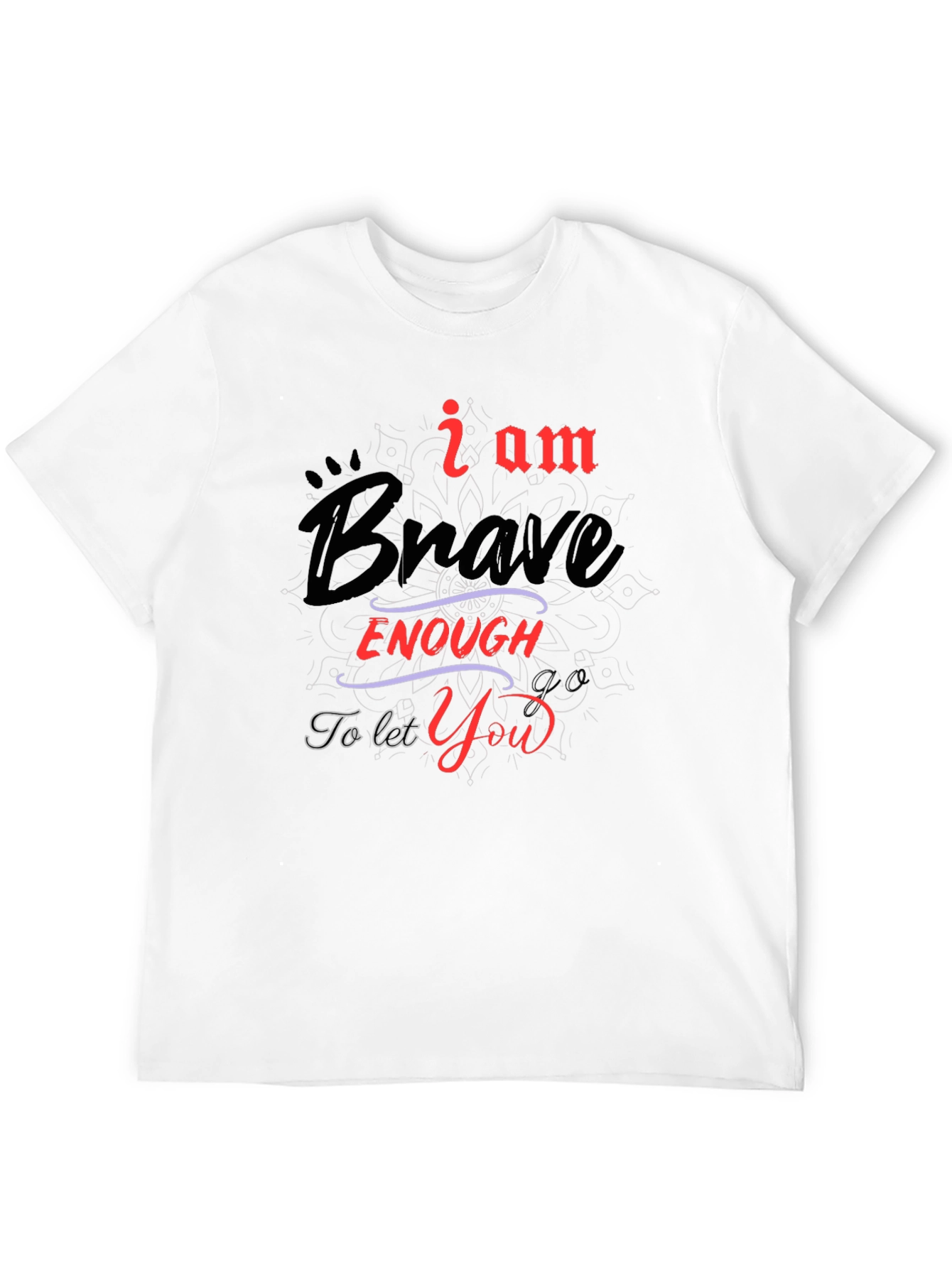 Brave Enough Graphic Tee - Black
