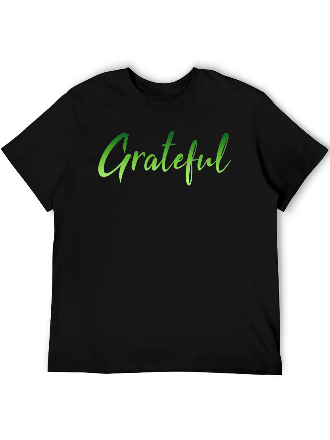 Grateful Black T-Shirt - Stylish Graphic Tee