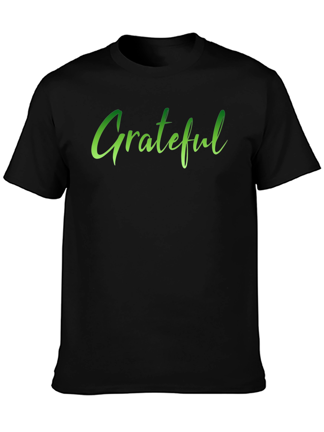 Grateful Black T-Shirt - Stylish Graphic Tee